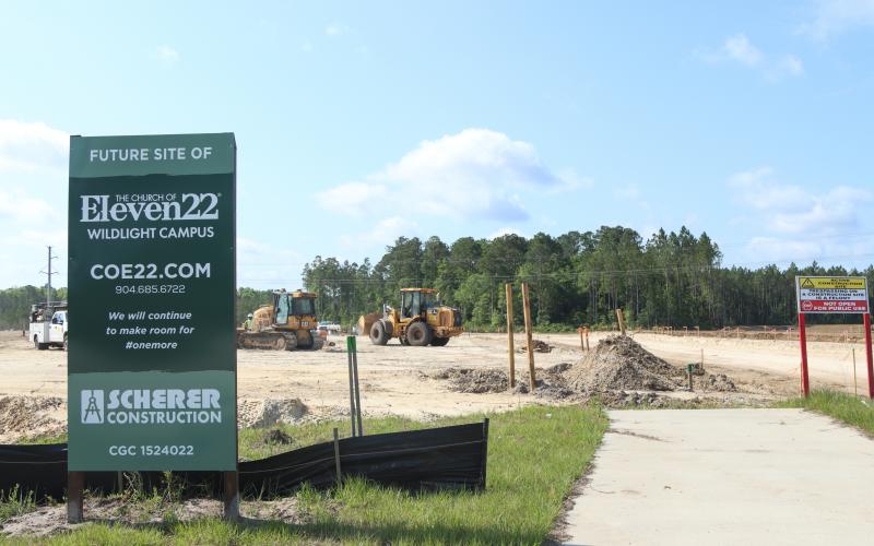 The community at Wildlight in Yulee recently announced the construction of a Church of Eleven22 campus that will join 13 others across Northeast Florida and Southeast Georgia. Photo by Ashley Chandler/News-Leader