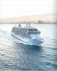 The Seven Seas Voyager is scheduled to dock at the Port of Fernandina in March 2023. The ship can carry 680 passengers and 489 crew members.