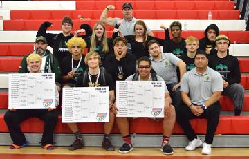 5 Hornet grapplers state bound. Submitted photo