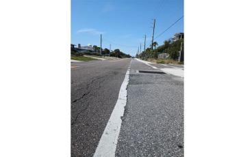 The Citizens’ Task Force for Safe Walking and Biking identified South Fletcher Avenue as having several safety issues, including uneven bike lanes, dangerous drain covers and a lack of crosswalks. Submitted photo