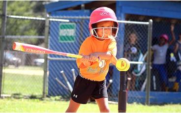 Elm Street little league holds softball camp. Photo by Beth Jones/News-Leader