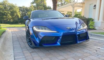 The new Supra takes styling cues from Formula One. Photo courtesy of AutoEditor