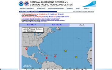 NATIONAL HURRICANE CENTER and CENTRAL PACIFIC HURRICANE CENTER