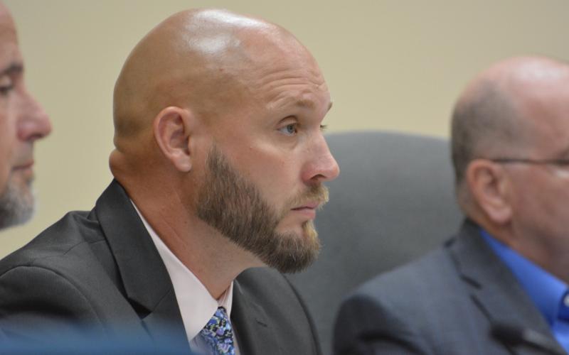 County Manager Taco Pope secured an $8,000 pay bump based on his nearly perfect performance review from commissioners. Photo by Marissa Mahoney/News-Leader.