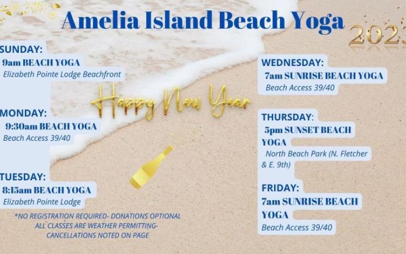 Finding balance: Beach yoga on Amelia Island