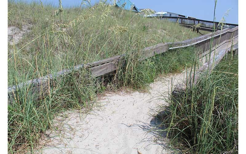 North Beach Park is in need of repairs, Fernandina Beach City Commissioner Chip Ross says, but that work is not included in the capital improvements funded by the proposed 2023-24 budget for the city. That budget is based on revenue that would be generated if the commission adopts the rollback millage rate. The rate is scheduled to be set at a special meeting at 5:05 p.m. Tuesday, July 25 at City Hall. Photo by Julia Roberts/News-Leader