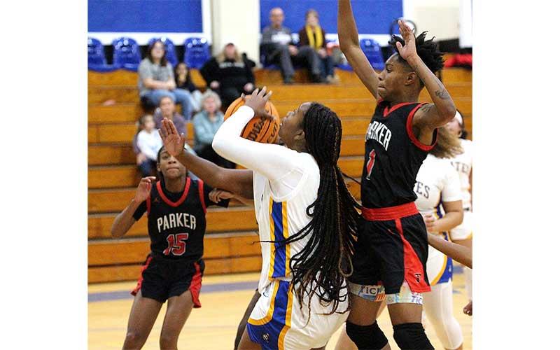 The Fernandina Beach High School girls basketball team hosted the Terry Parker Lady Braves Tuesday night. Photo by Beth Jones/News-Leader