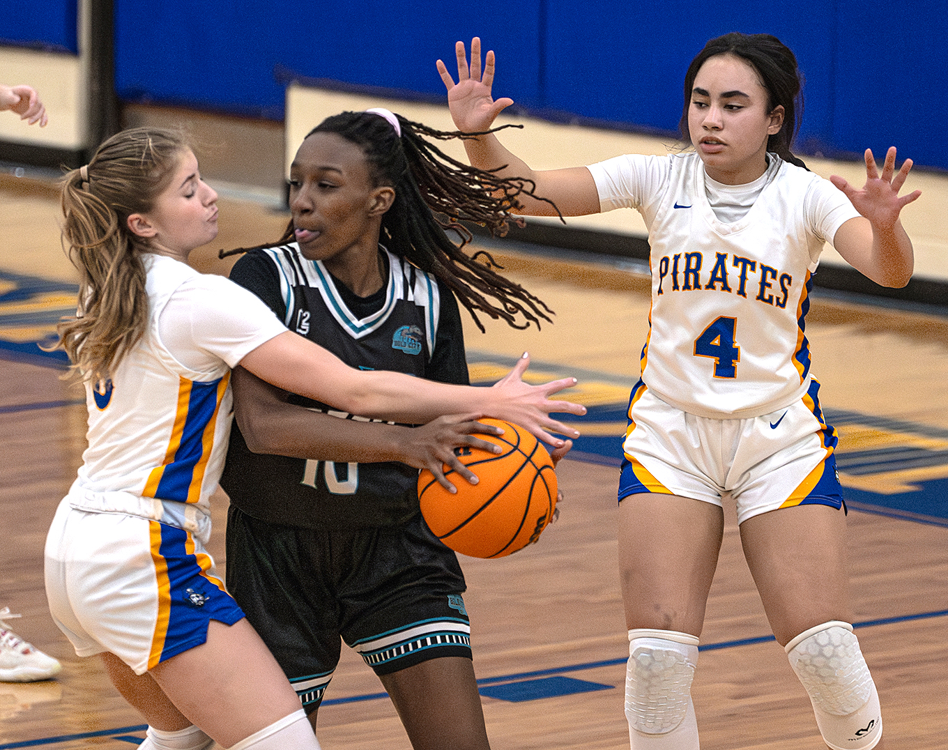 The Fernandina Beach High School girls basketball team beat KIPP Bold City 54-8 Tuesday night.  Photos by Penny Glackin/Special