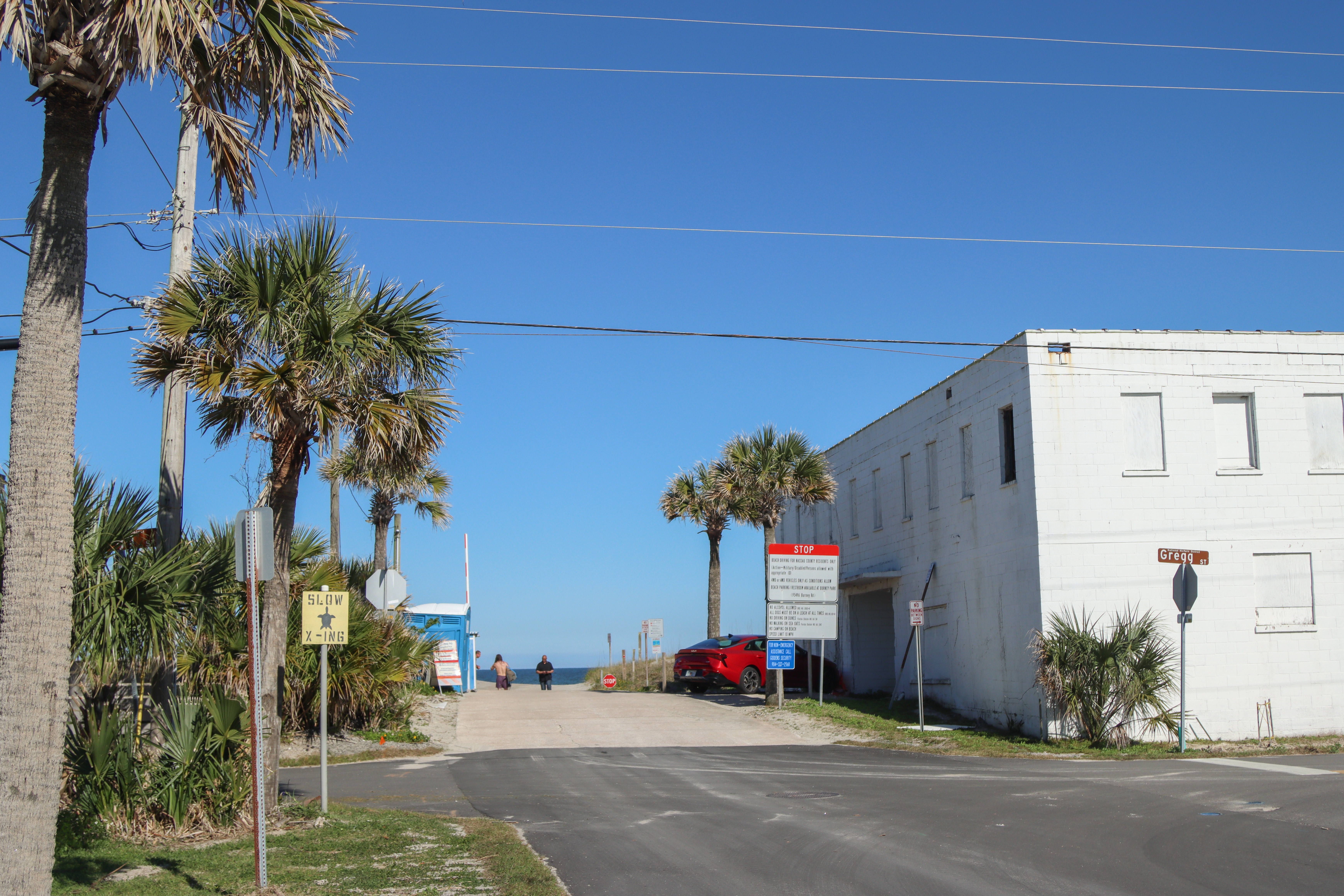 Fishing and Driving is allowed at American Beach. Photo by Ashley Chandler/News-Leader