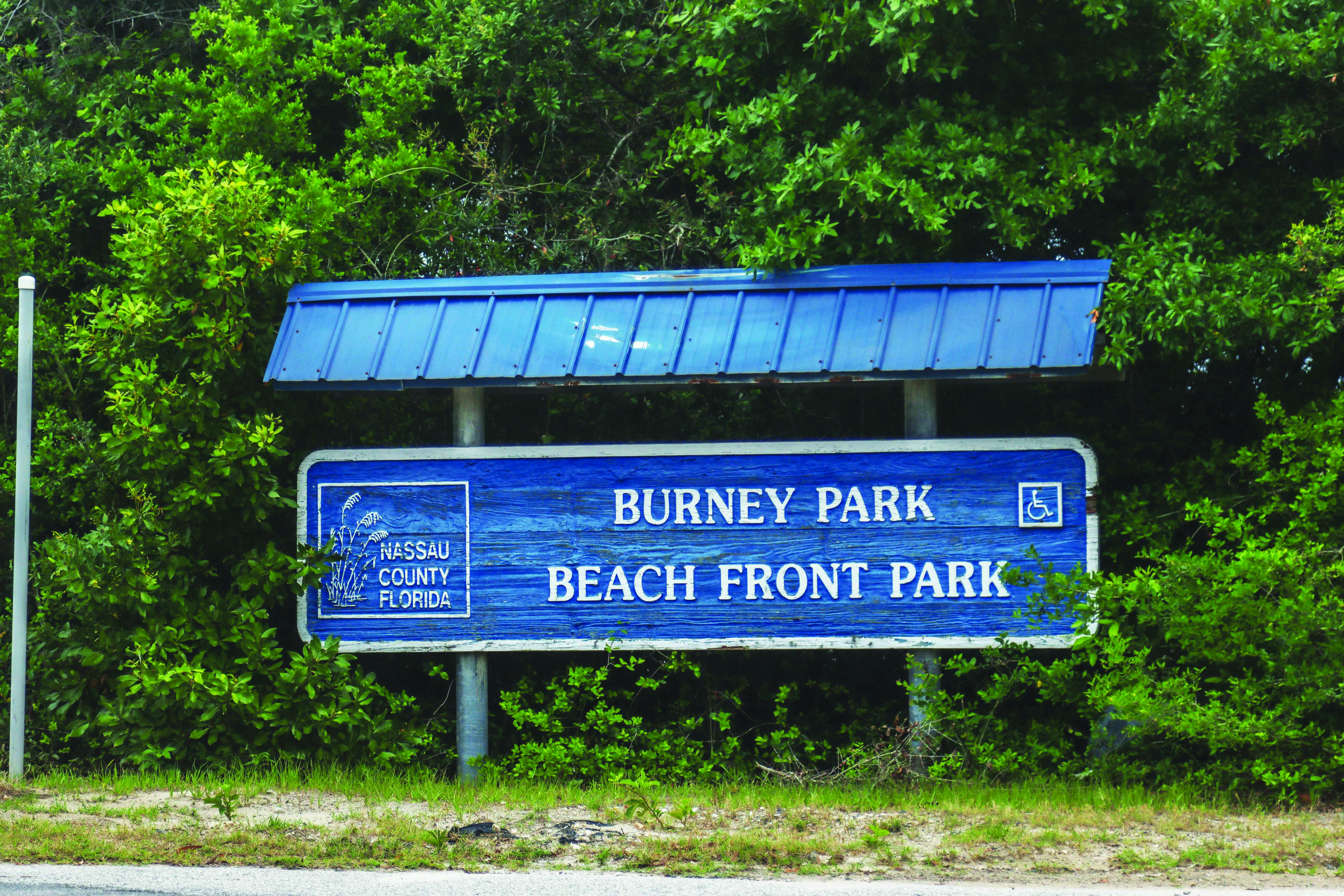 Burney Park offers parking, restrooms and beach access at American Beach. Photo by Ashley Chandler/News-Leader