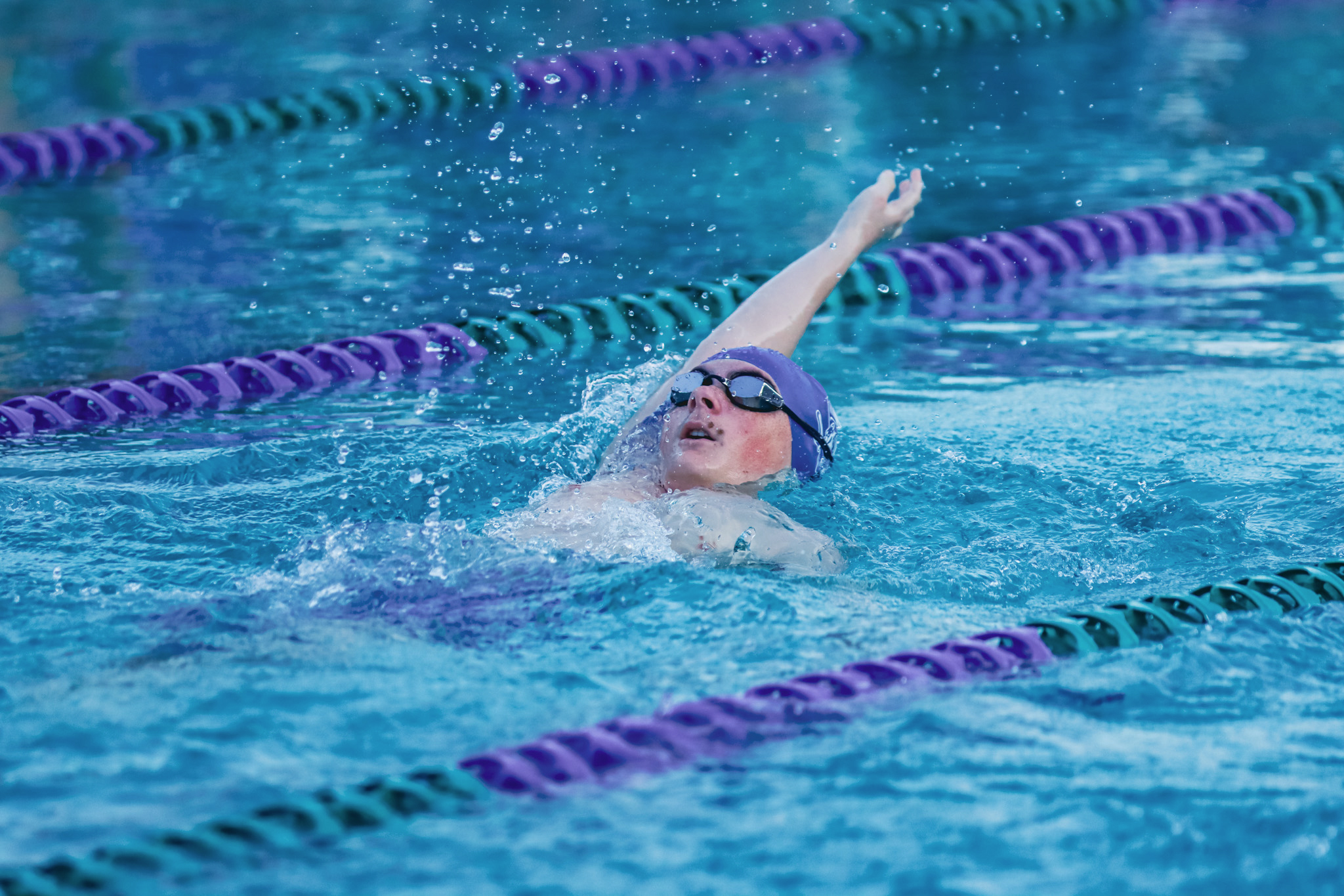 Yulee and Fernandina Beach swimmers compete in a meet in August at the Atlantic Recreation Center.  Photo by Ashley Chandler/News-Leader