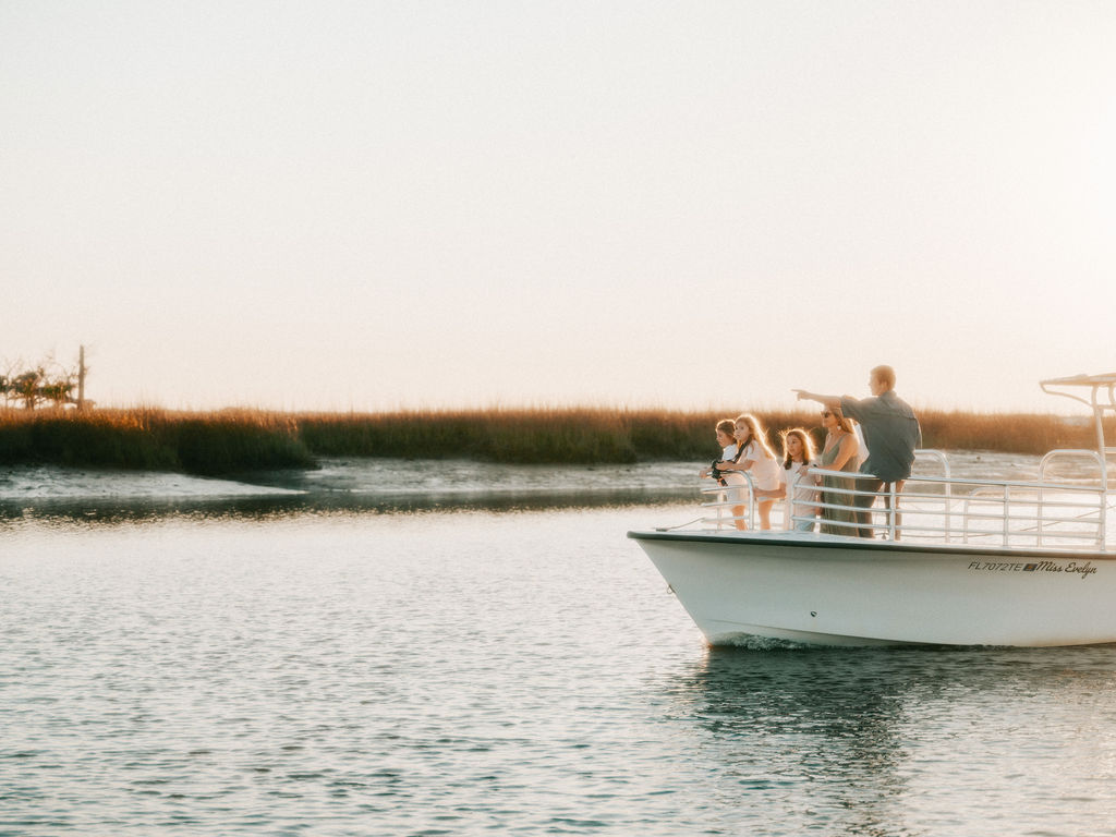 Nick Williams leads the dolphin excursion at the Ritz Carlton Resort on Amelia Island.  Courtesy of the Ritz-Carlton 