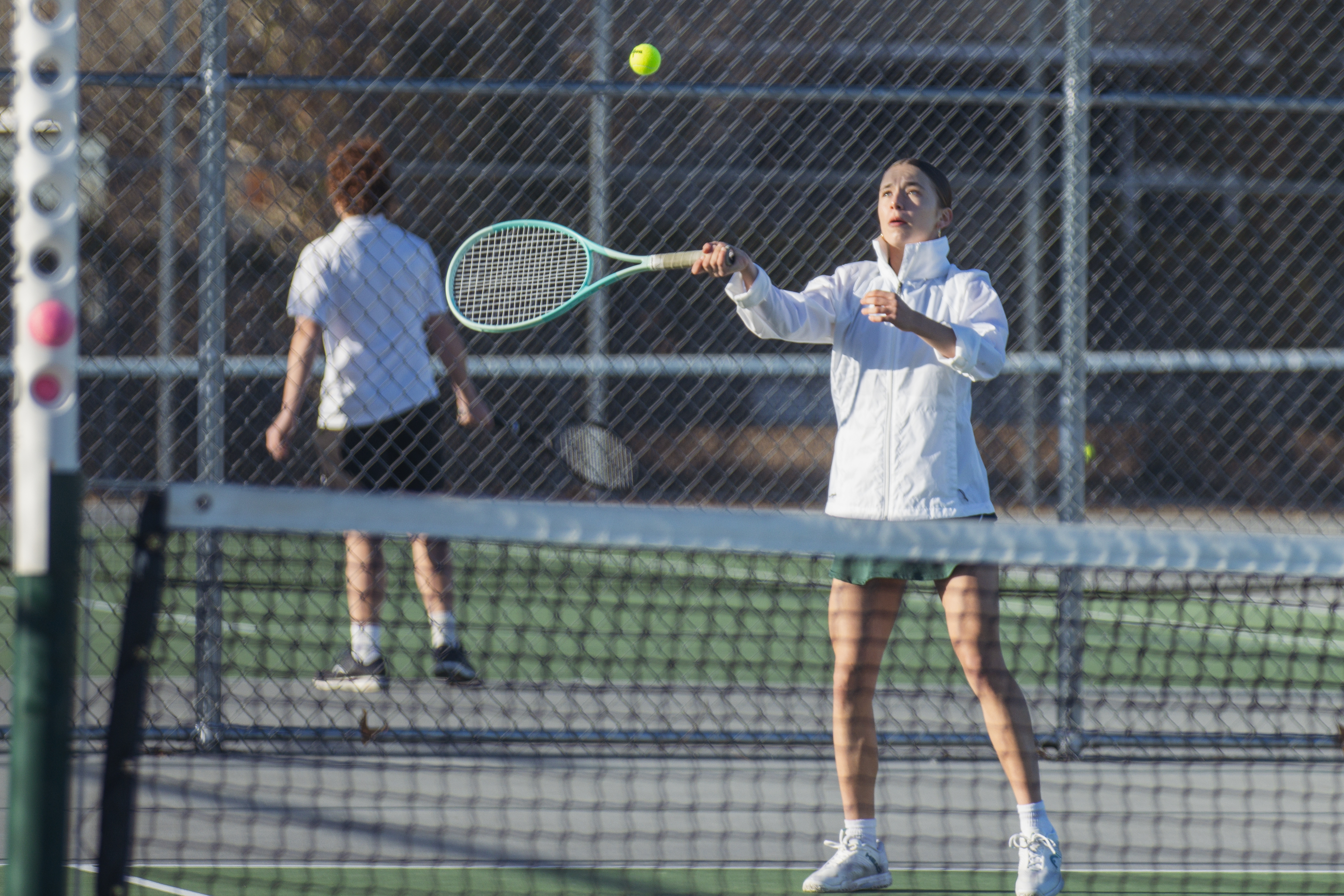 Yulee High School tennis faced off against Hilliard on Feb. 12. Photo by Ashley Chandler/News-Leader