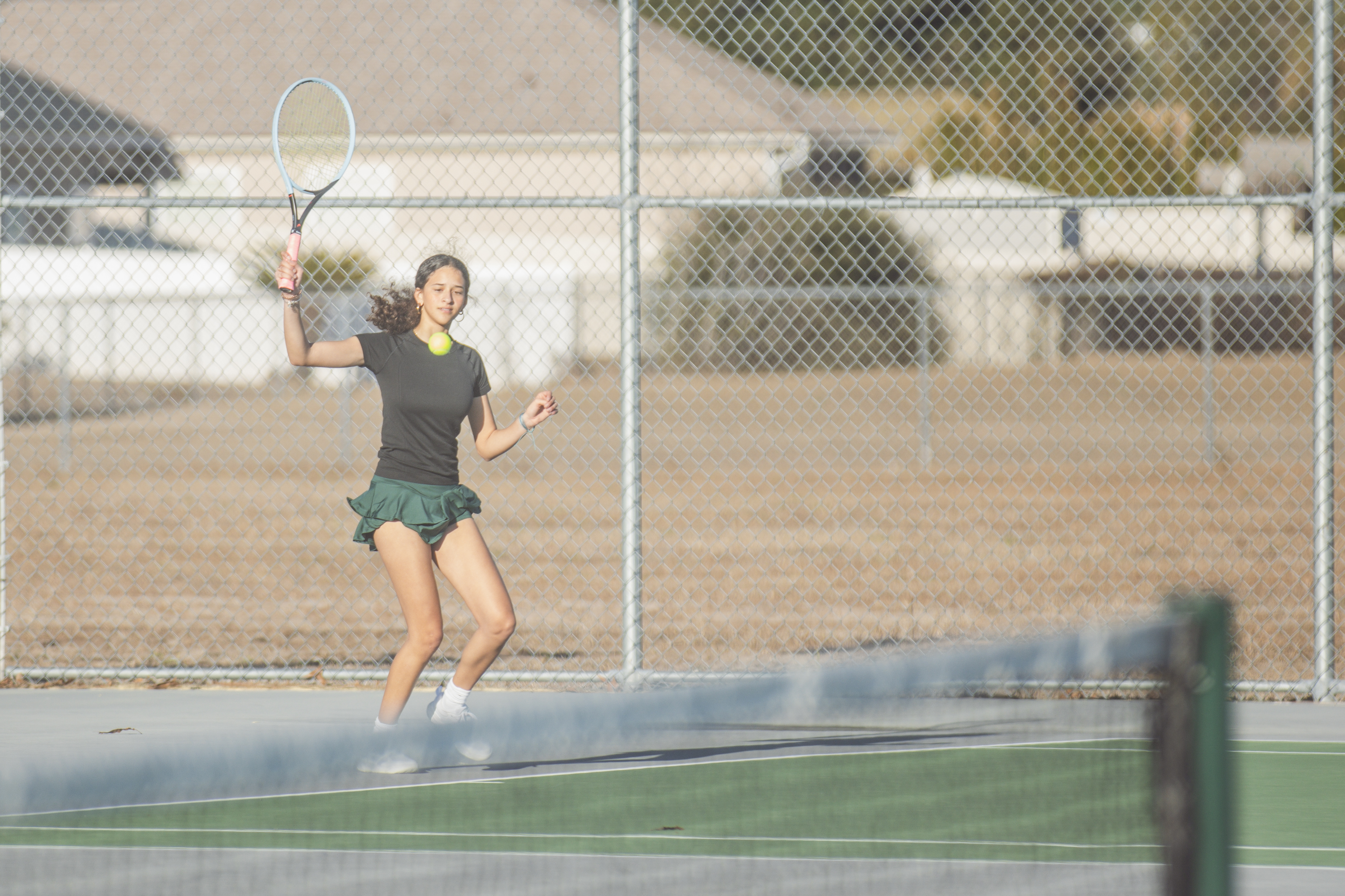 Yulee High School tennis faced off against Hilliard on Feb. 12. Photo by Ashley Chandler/News-Leader
