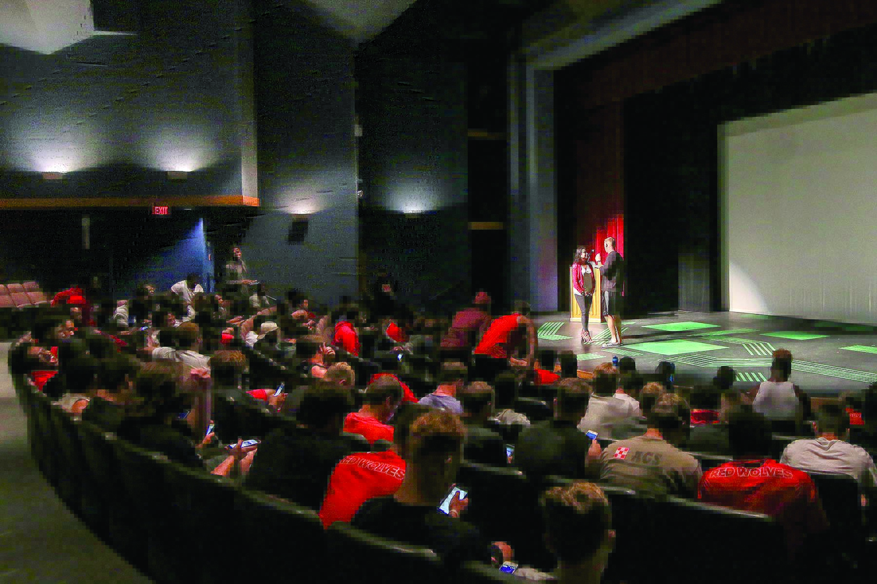 Rachel Joy Baribeau speaks at colleges and high schools to raise awareness for mental health struggles through her program: I am changing the narrative.  Submitted photo 
