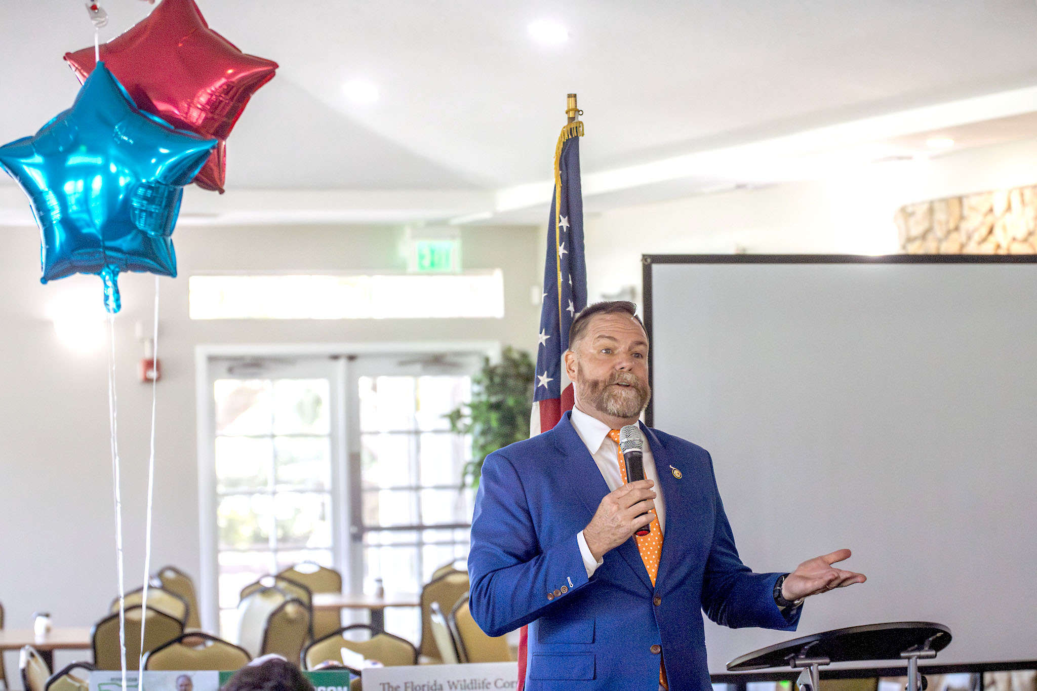 U.S. Rep. Aaron Bean spoke at a Federated Republican Women of Nassau meeting at Fernandina Beach Golf Club on Friday. Nick Blank/News-Leader