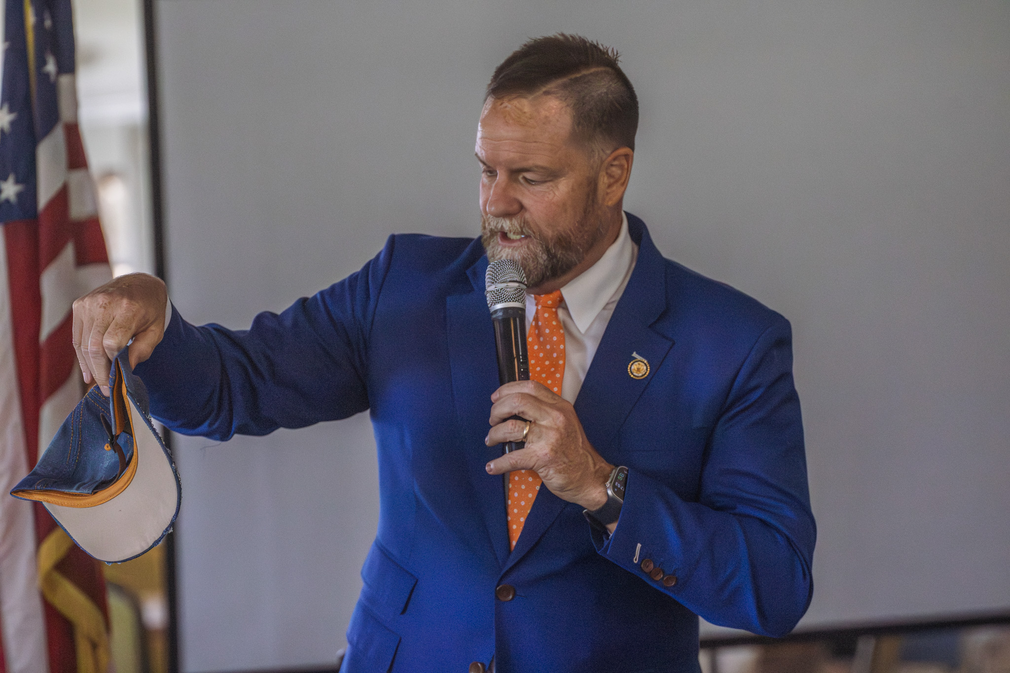 U.S. Rep. Aaron Bean spoke at a Federated Republican Women of Nassau meeting at Fernandina Beach Golf Club on Friday. Nick Blank/News-Leader