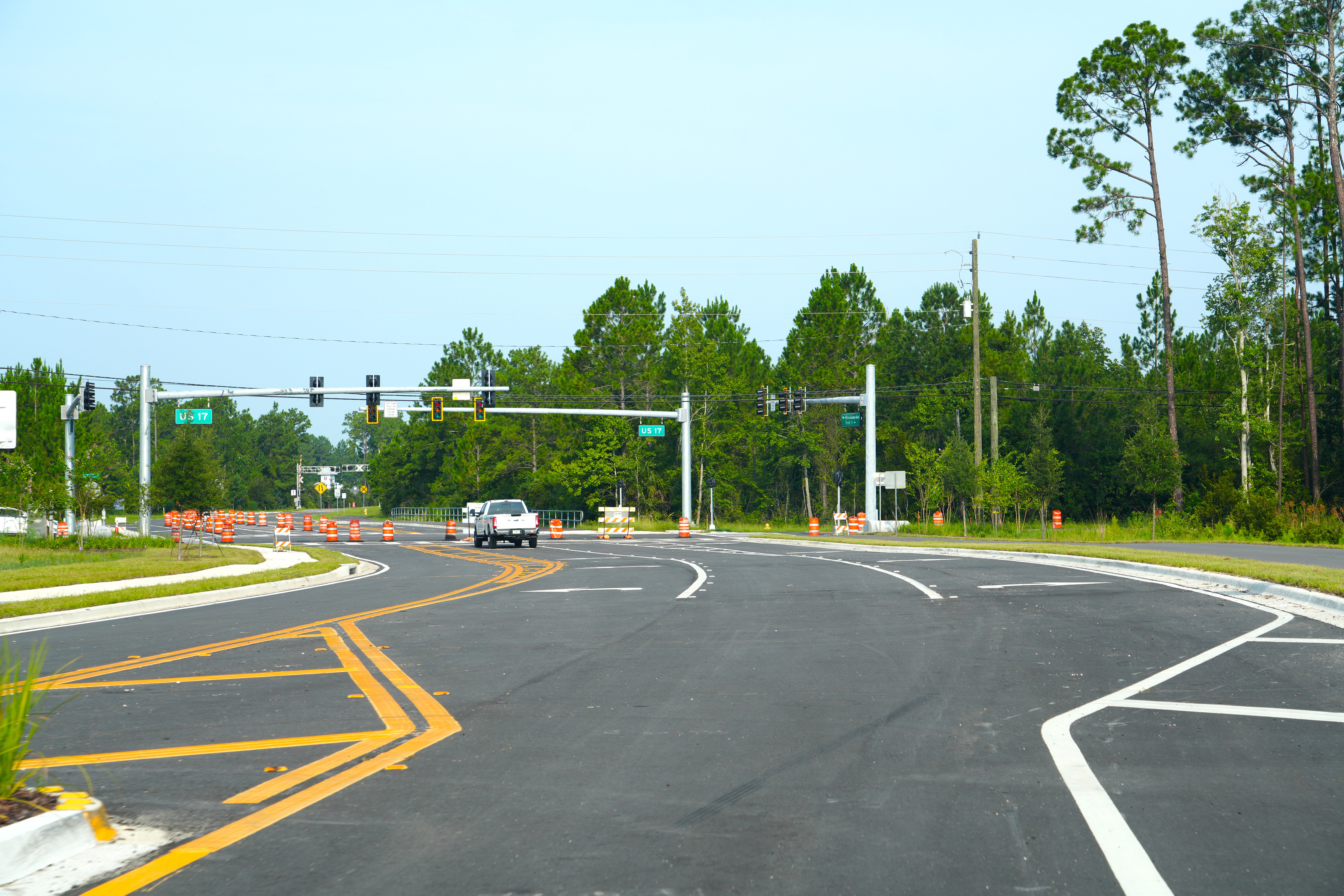 The William Burgess Extension Project is officially complete, and Hornets Drive is set to open in the coming weeks. Photo courtesy of Nassau County