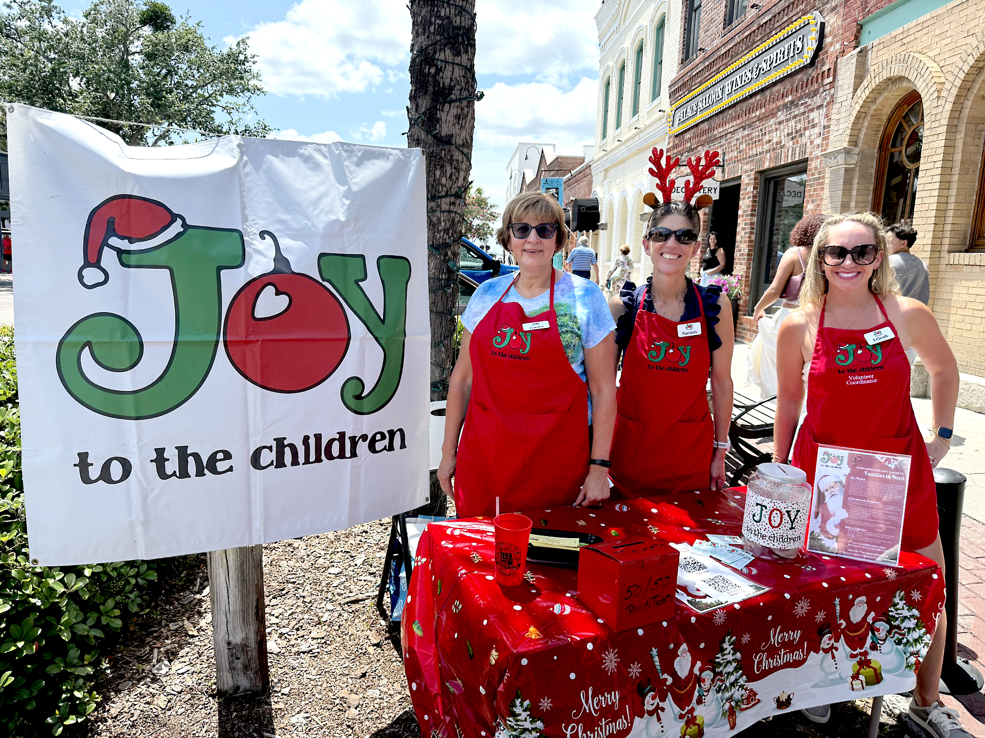Joy to the Children in downtown Fernandina Beach