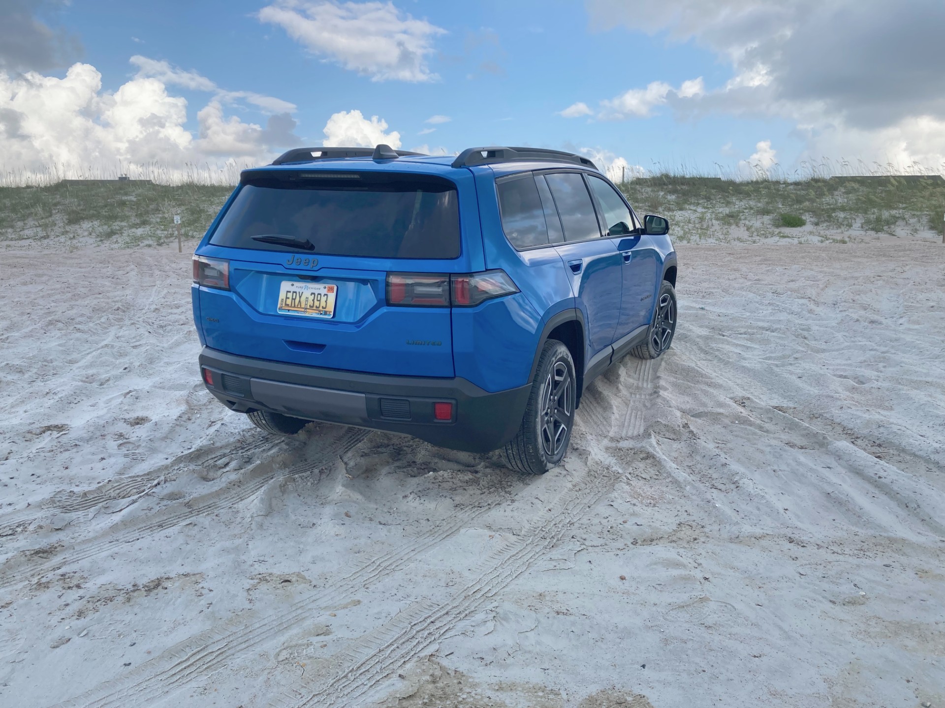 Most Jeeps are right at home on the beach. Brian Douglas