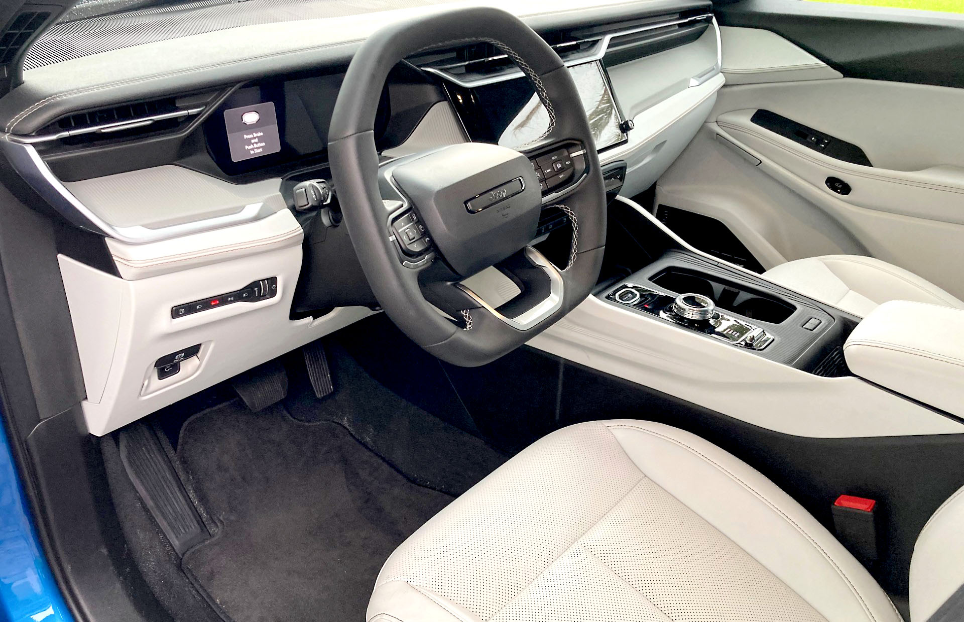 Jeep Cherokee interior. Brian Douglas