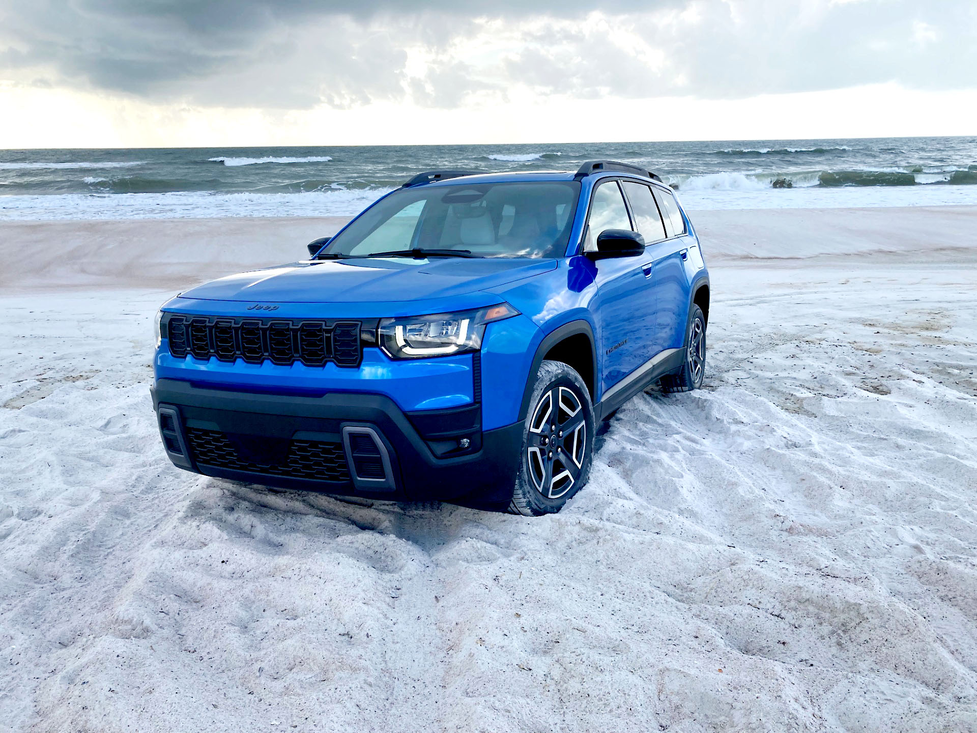 Most Jeeps are right at home on the beach. Brian Douglas
