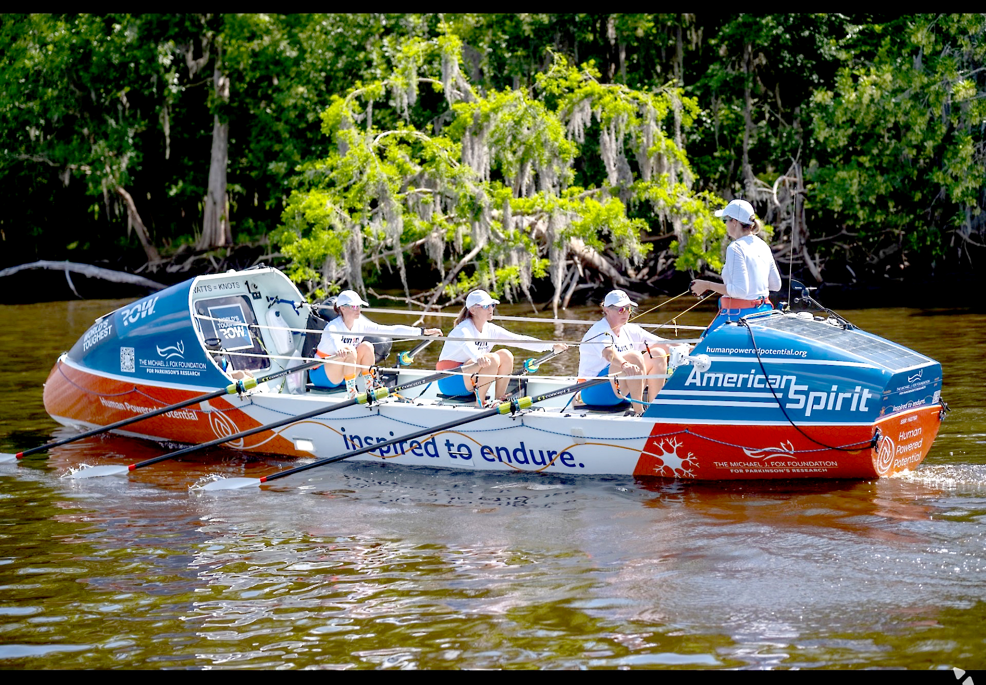 Human Powered Potential’s Second Wave rowing team prepares for their upcoming challenge consisting of rowing The Great American Loop. Submitted