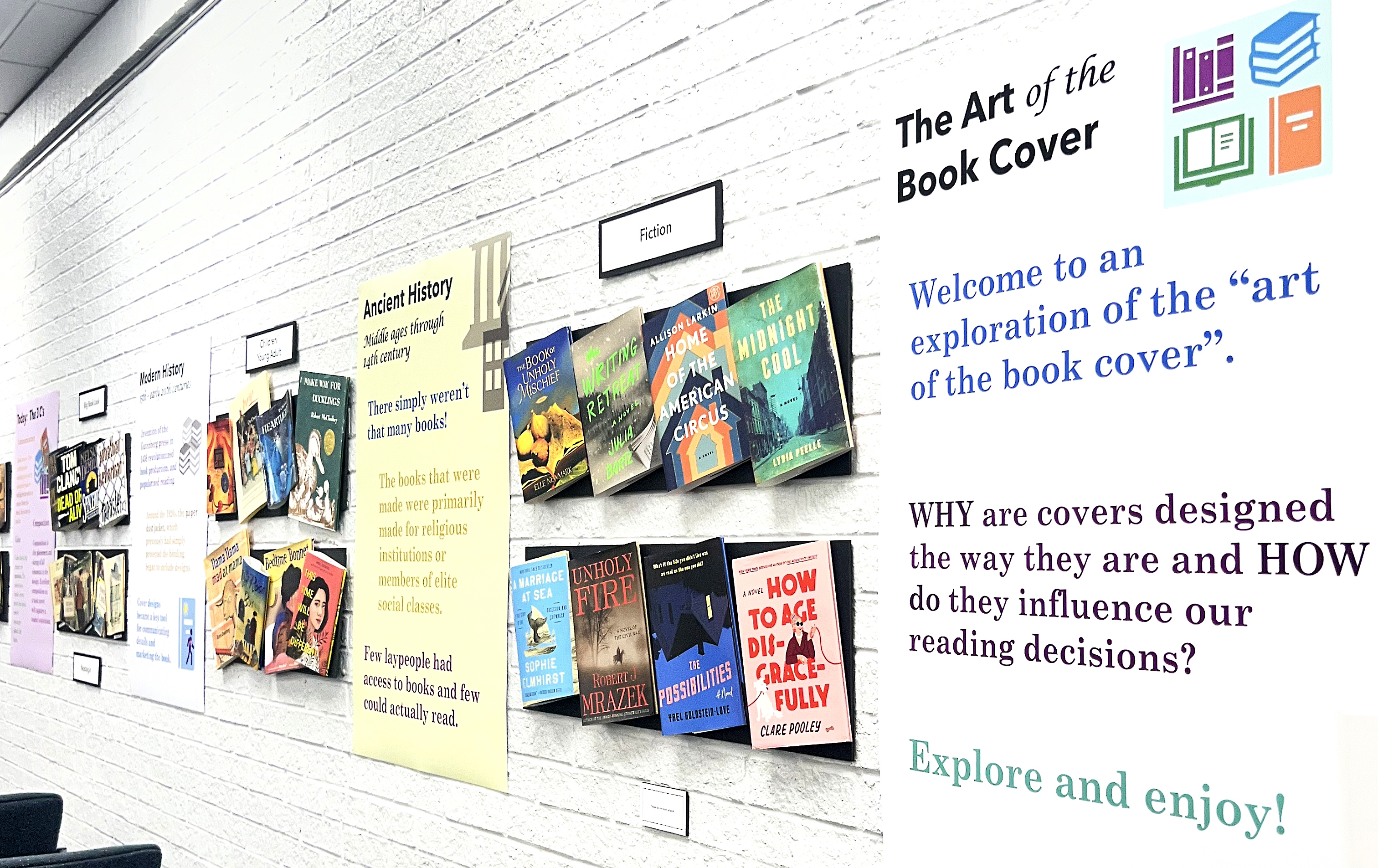 Art of the Book Cover exhibit on display at Fernandina Beach Public Library until Aug. 27.