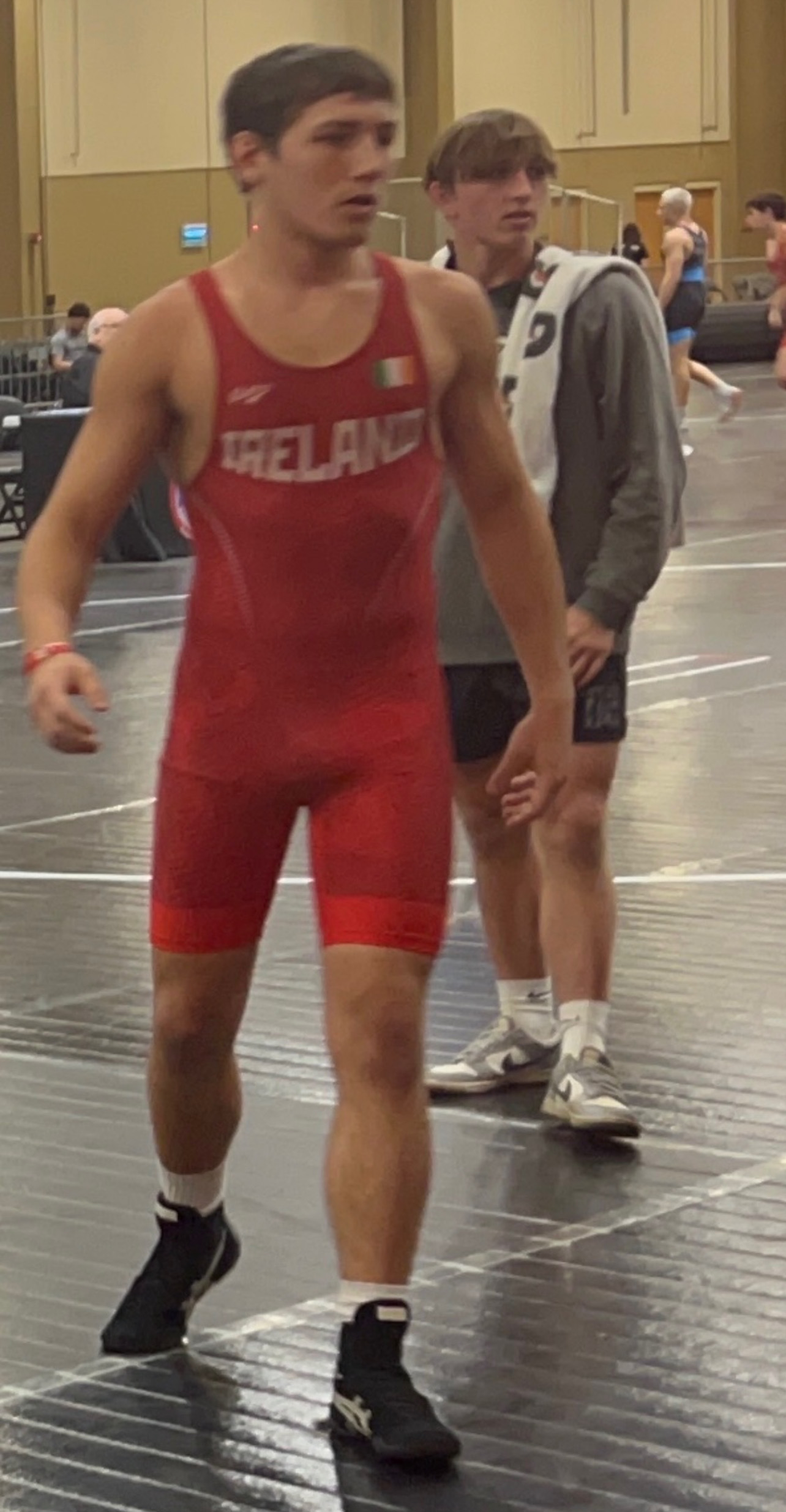 Lucas Flannery at a wrestling camp in Panama City. Submitted