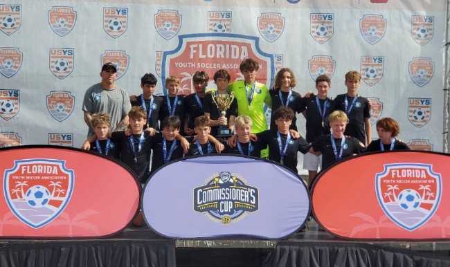 Amelia Island Youth Soccer U16 boys. Submitted