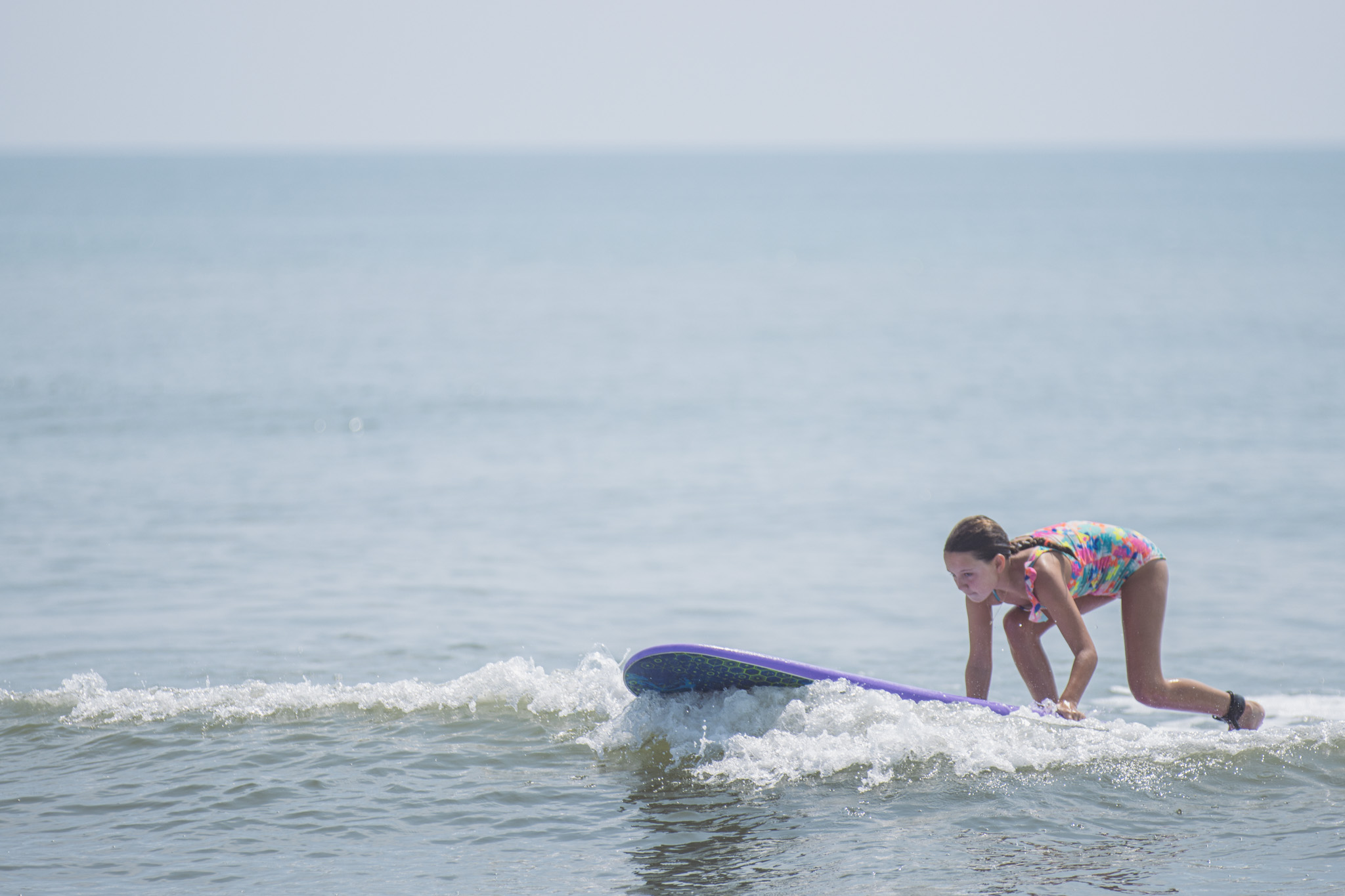 Local youth take part in the Surf Asylum clinic Monday morning on Amelia Island. Photo by Ashley Chandler/News-Leader