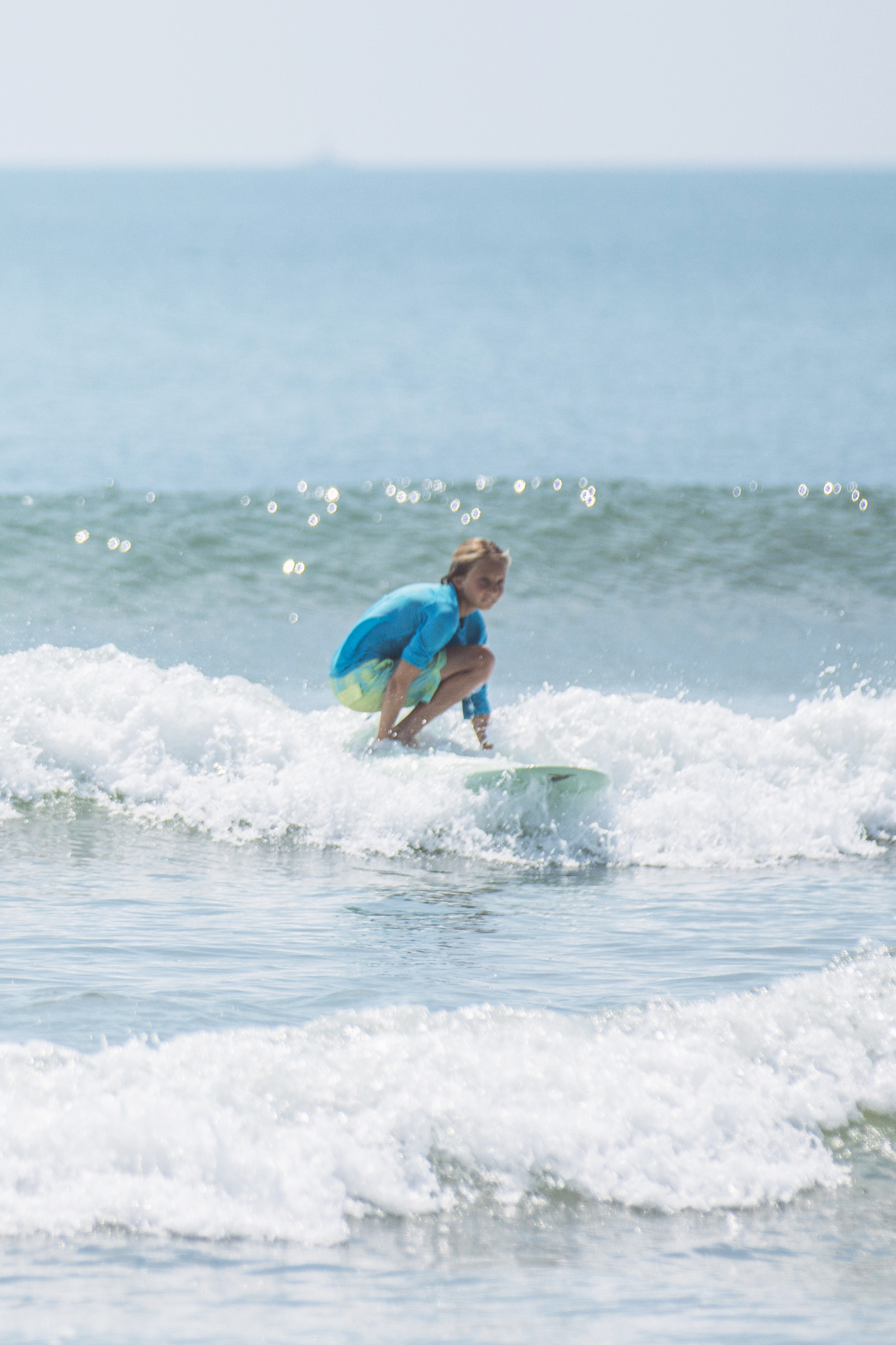 Local youth take part in the Surf Asylum clinic Monday morning on Amelia Island. Photo by Ashley Chandler/News-Leader