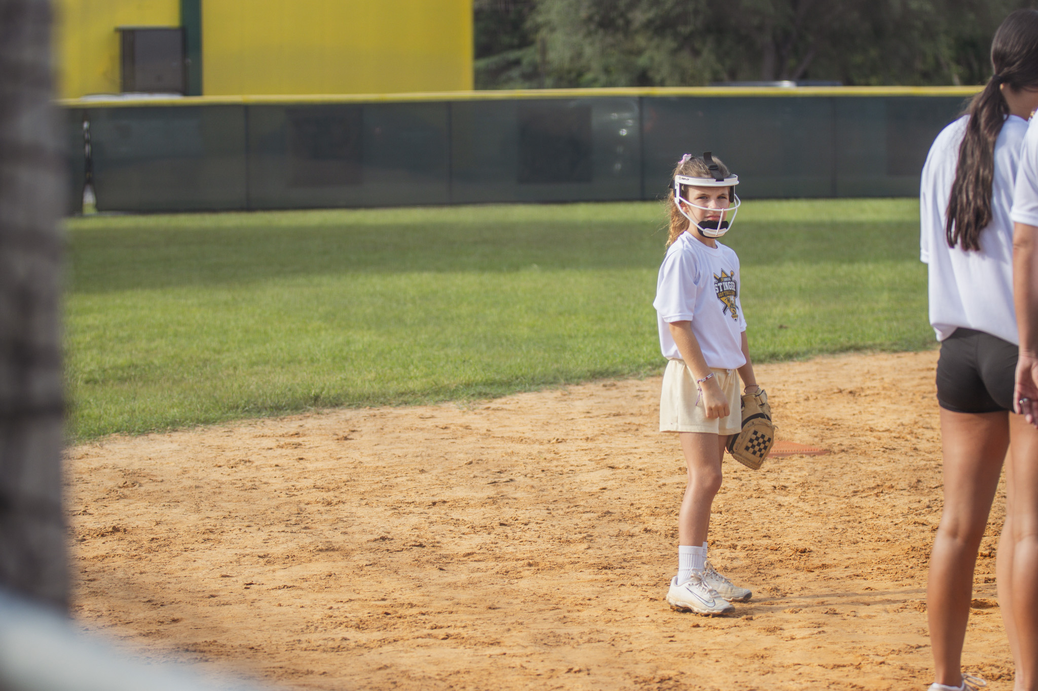 Emersyn Kennedy has participated in the Yulee High School Softball Camp for the past three summers. Photo by Ashley Chandler/News-Leader