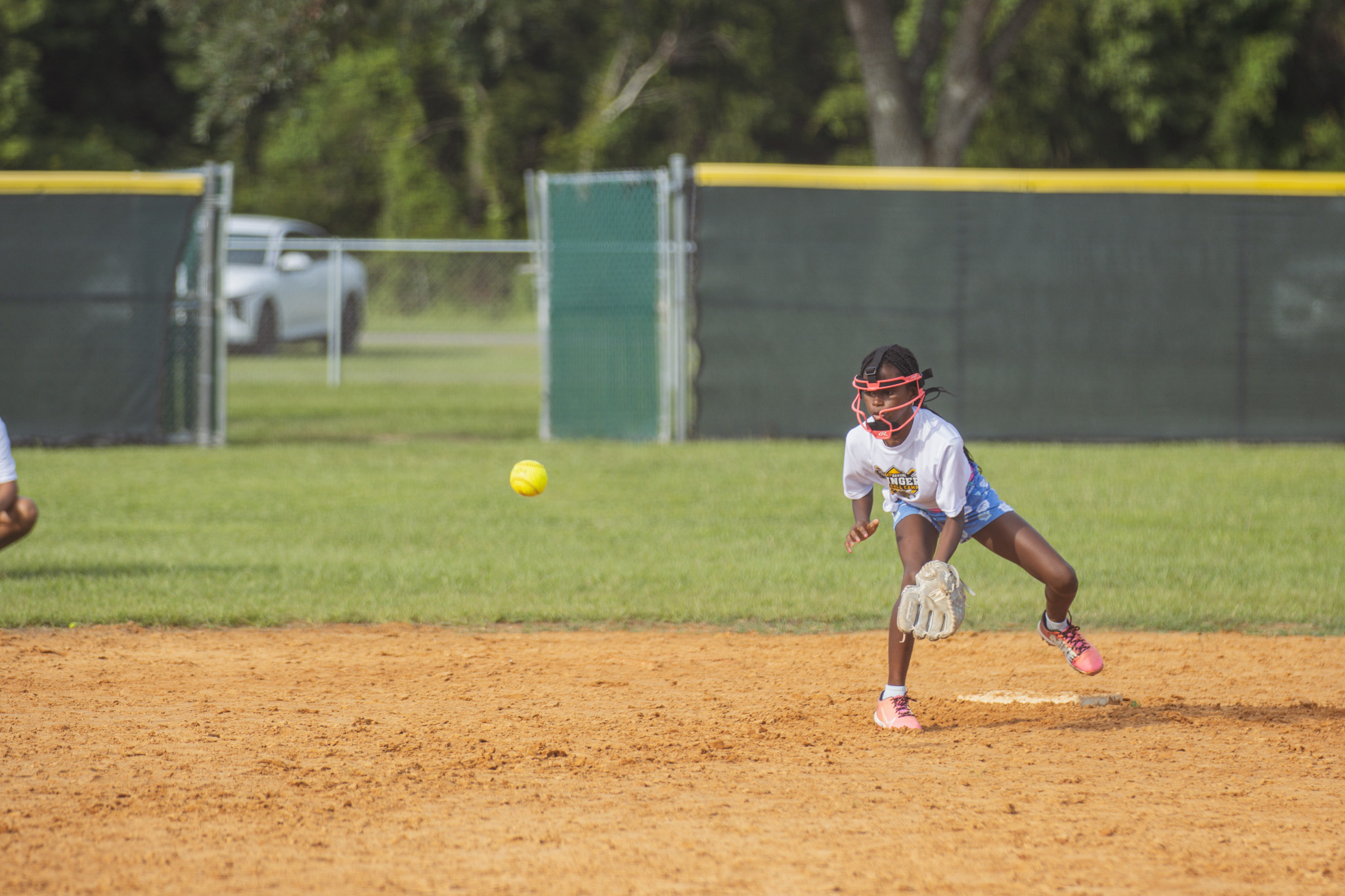 Softball players between the ages of six and 14 participated in the Yulee High School Softball Camp this week at the Yulee Sports Complex. Photo by Ashley Chandler/News-Leader