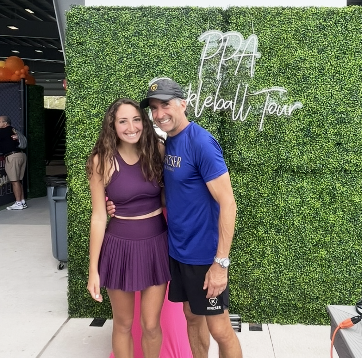 Brooke Caruso and her father Paul Caruso are both professional pickleball players. Submitted