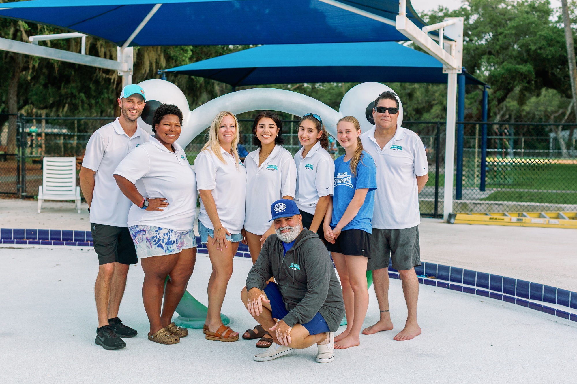 The Fernandina Stingrays coaching staff. Photo courtesy of Fernandina Stingrays