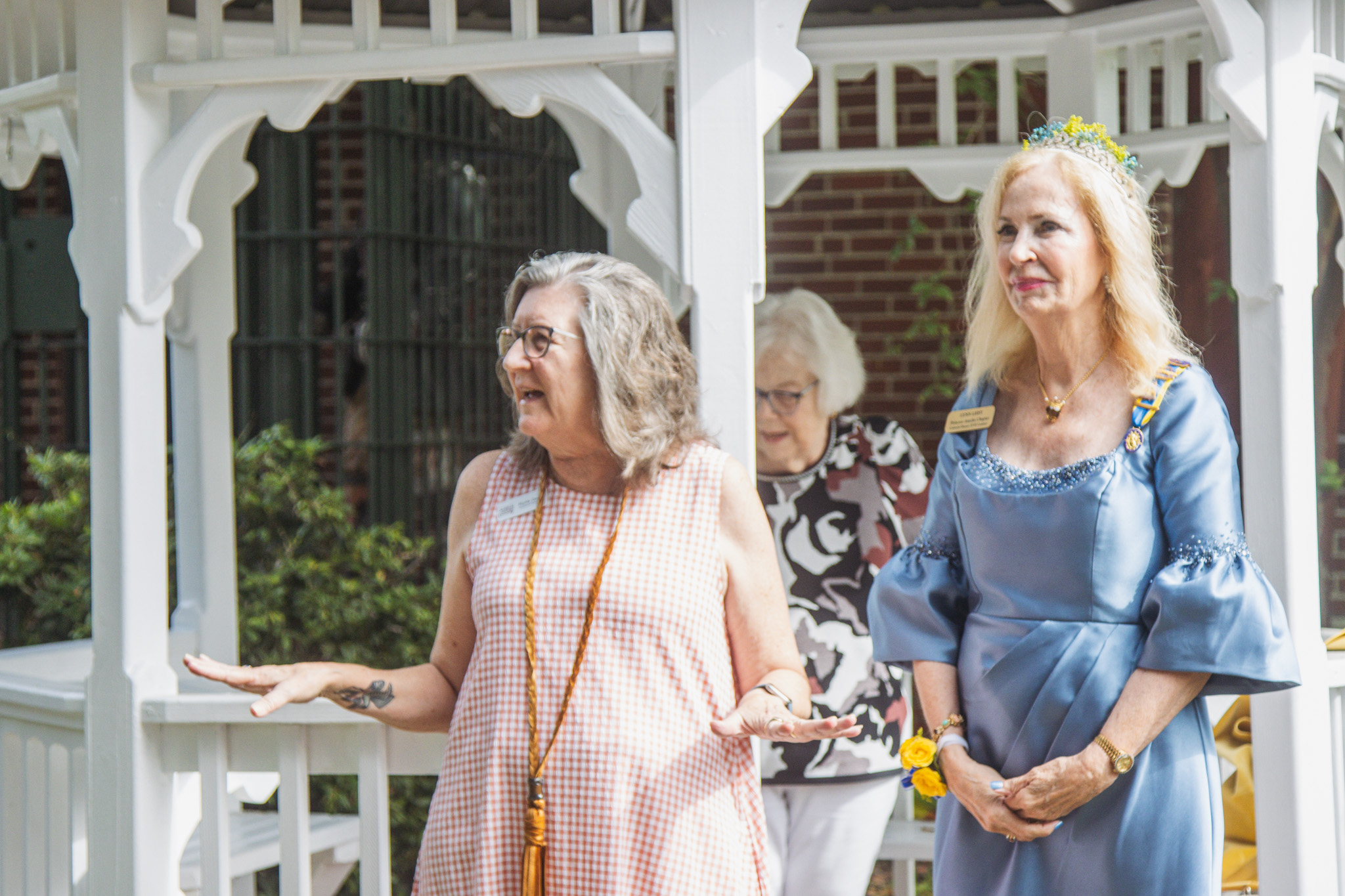 The Princess Amelia historical marker was unveiled Saturday at the Amelia Island Museum of History. Photo by Ashley Chandler/News-Leader