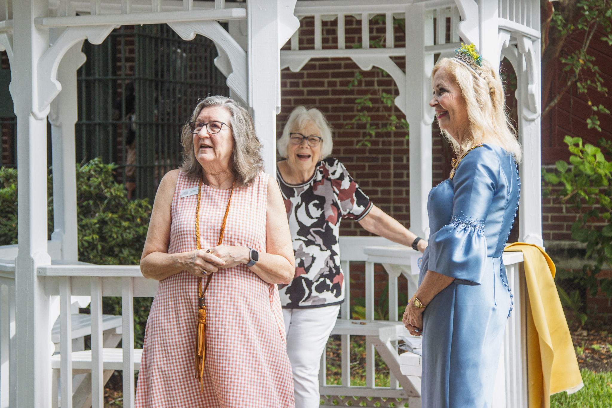 The Princess Amelia historical marker was unveiled Saturday at the Amelia Island Museum of History. Photo by Ashley Chandler/News-Leader