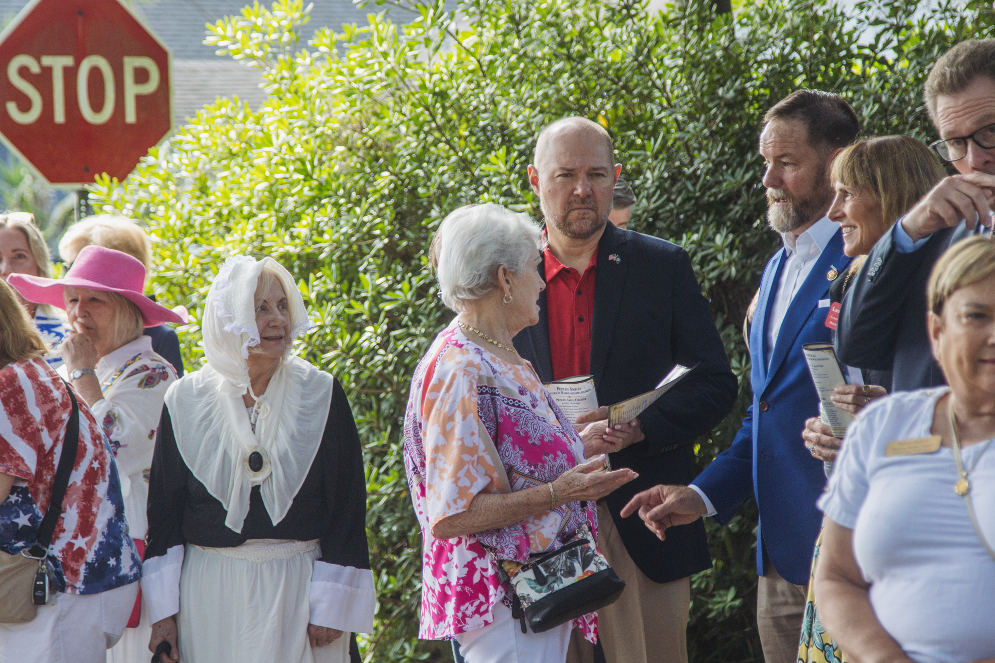 The Princess Amelia historical marker was unveiled Saturday at the Amelia Island Museum of History. Photo by Ashley Chandler/News-Leader