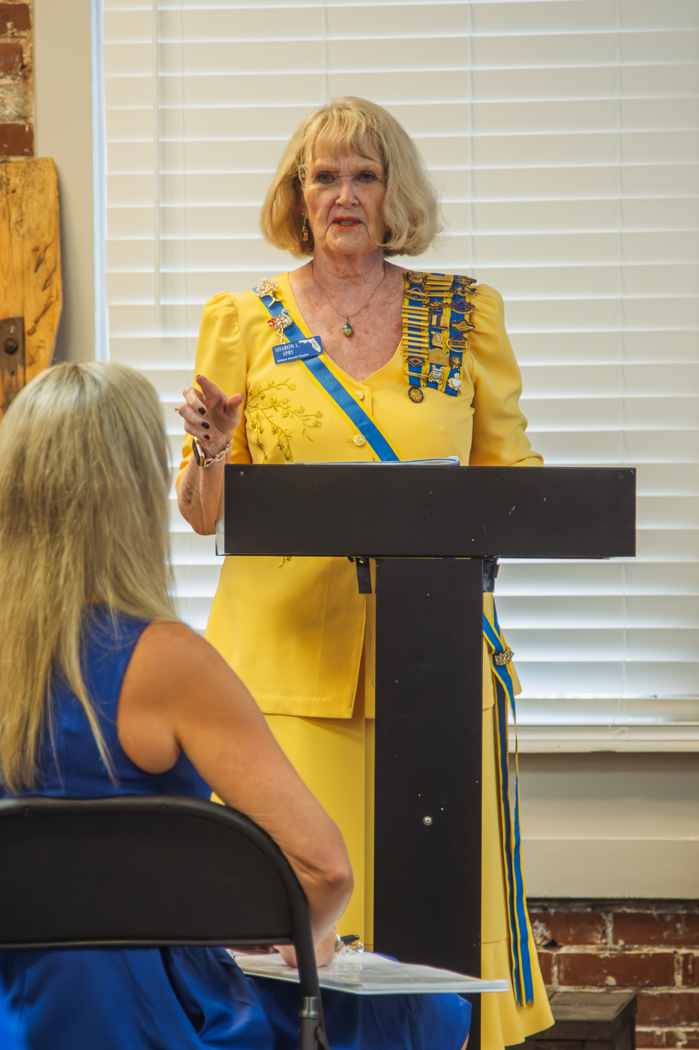 The Princess Amelia historical marker was unveiled Saturday at the Amelia Island Museum of History. Photo by Ashley Chandler/News-Leader