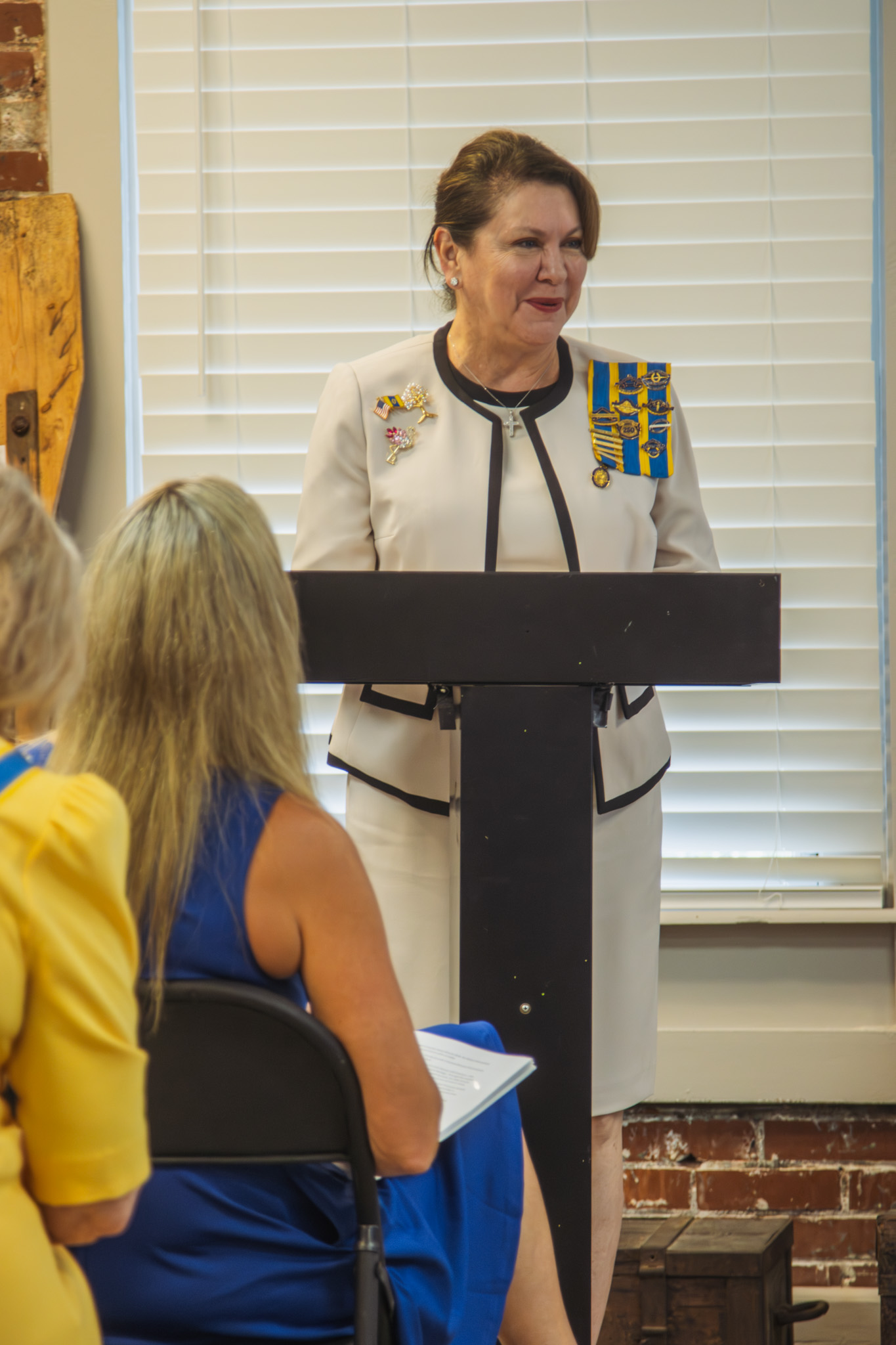 The Princess Amelia historical marker was unveiled Saturday at the Amelia Island Museum of History. Photo by Ashley Chandler/News-Leader