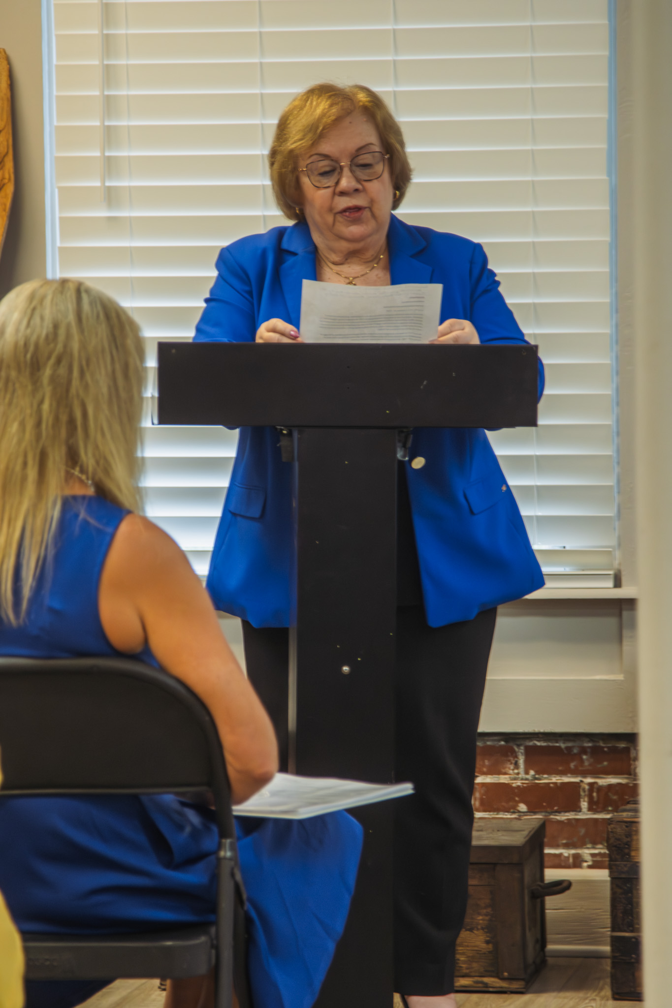 The Princess Amelia historical marker was unveiled Saturday at the Amelia Island Museum of History. Photo by Ashley Chandler/News-Leader