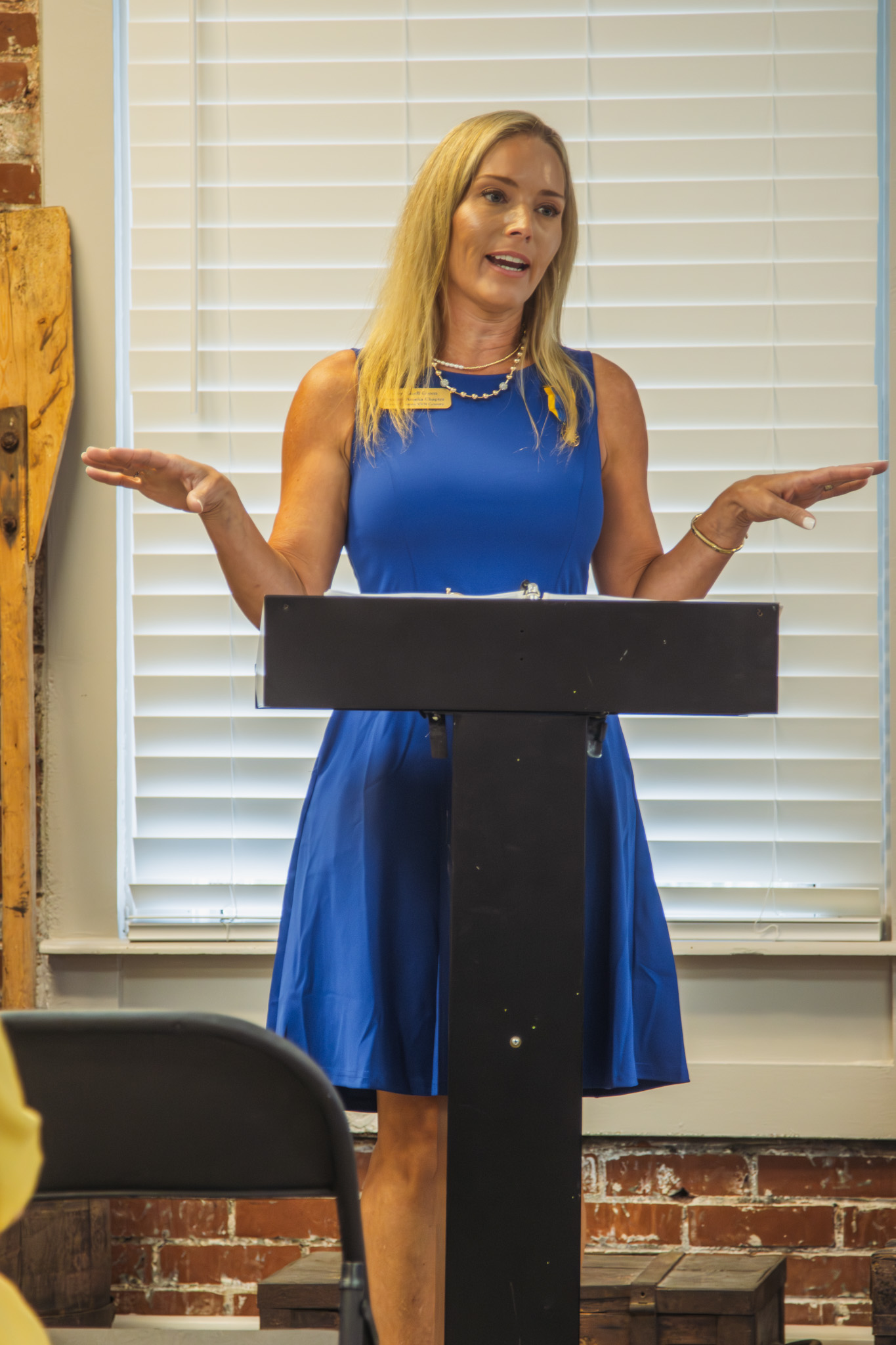 The Princess Amelia historical marker was unveiled Saturday at the Amelia Island Museum of History. Photo by Ashley Chandler/News-Leader