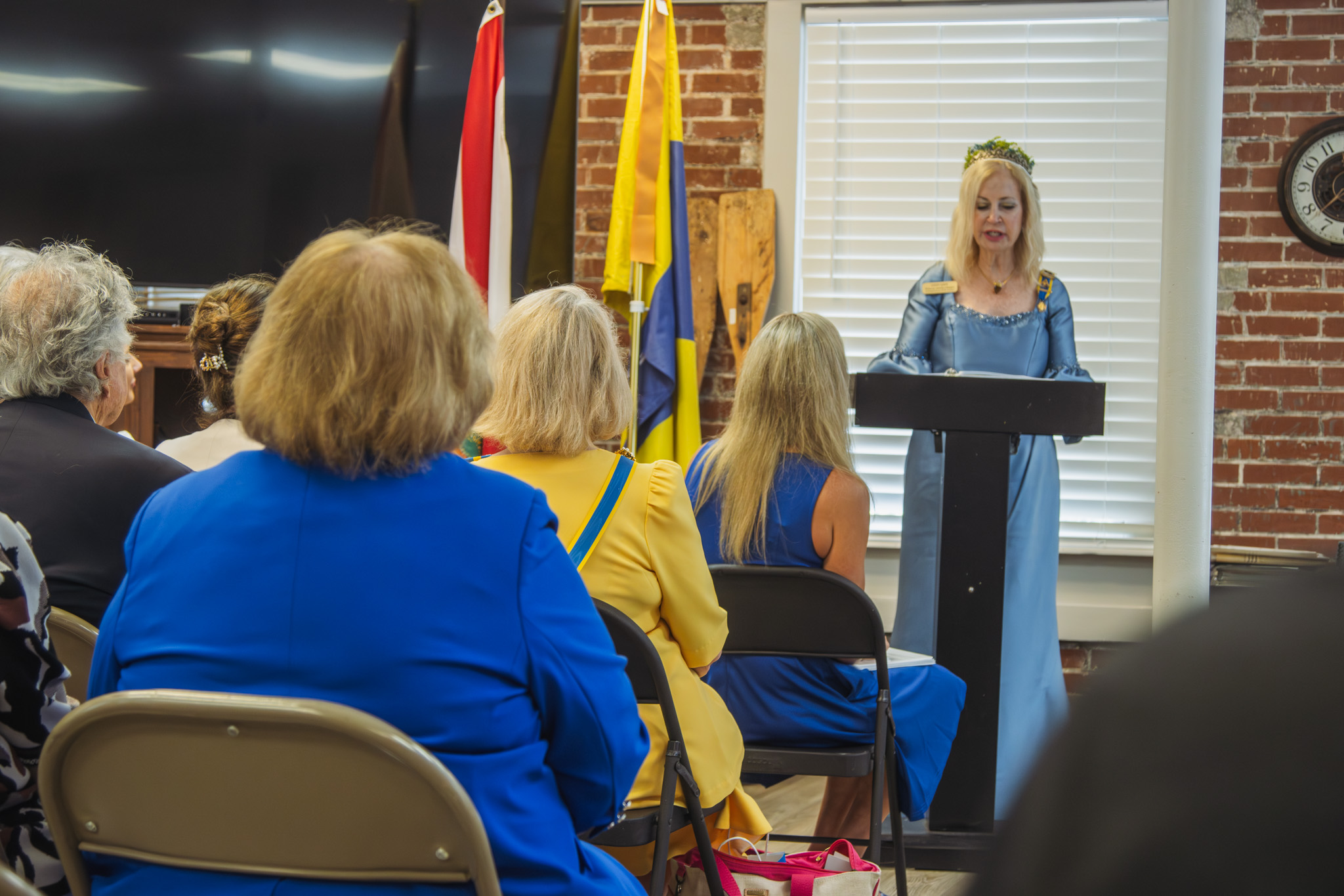 The Princess Amelia historical marker was unveiled Saturday at the Amelia Island Museum of History. Photo by Ashley Chandler/News-Leader