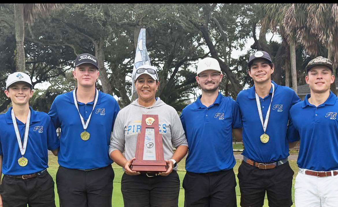 The FBHS boys golf team is the two-time repeating 2A District Champions. Submitted