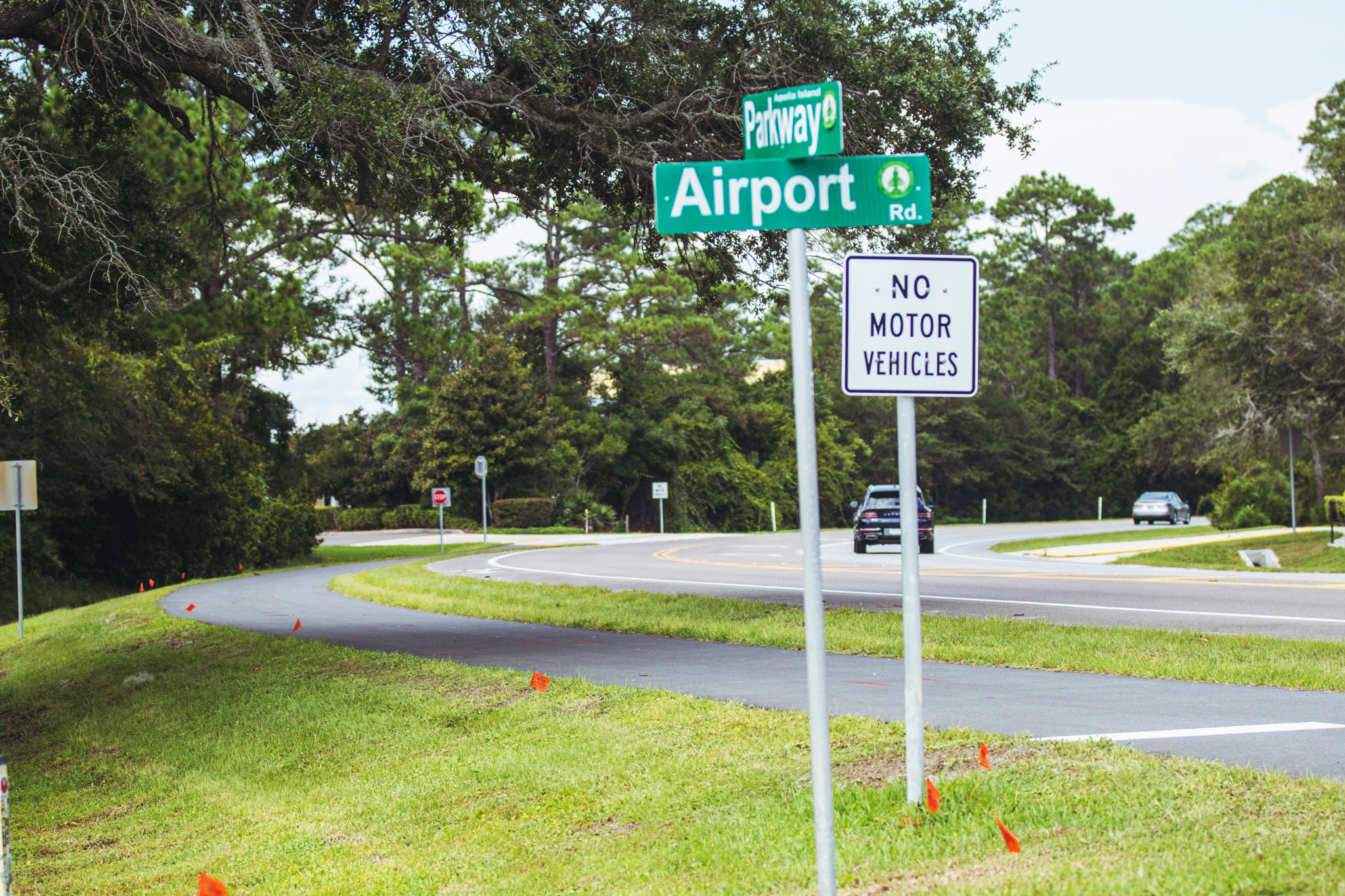 The Amelia Island Parkway Trail runs along 3.4 miles of the parkway. Photo by Ashley Chandler/News-Leader