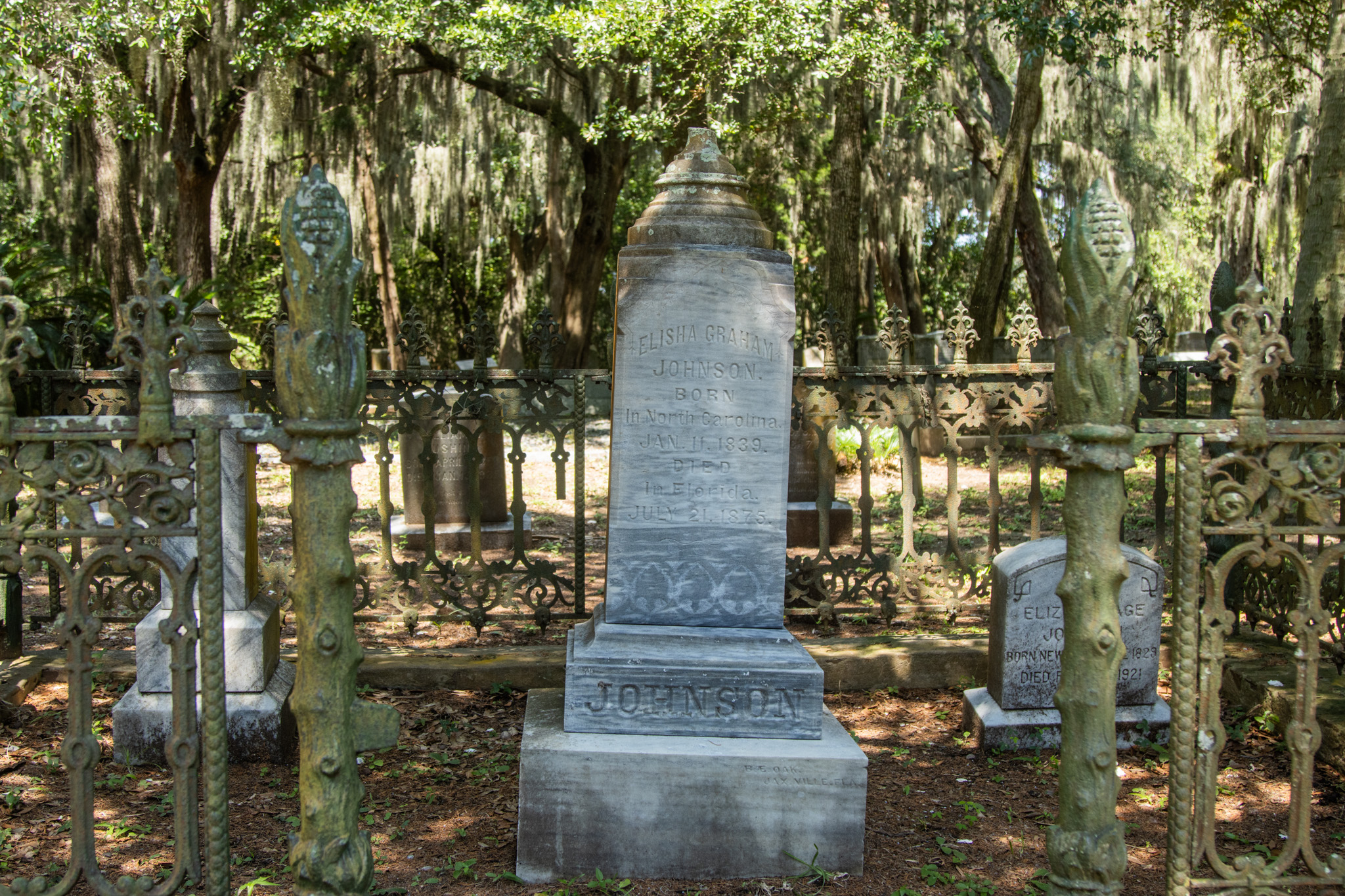 Some graves at Bosque Bello Cemetery mark the resting spot of locals who died in the 1800s. Photo by Ashley Chandler/News-Leader