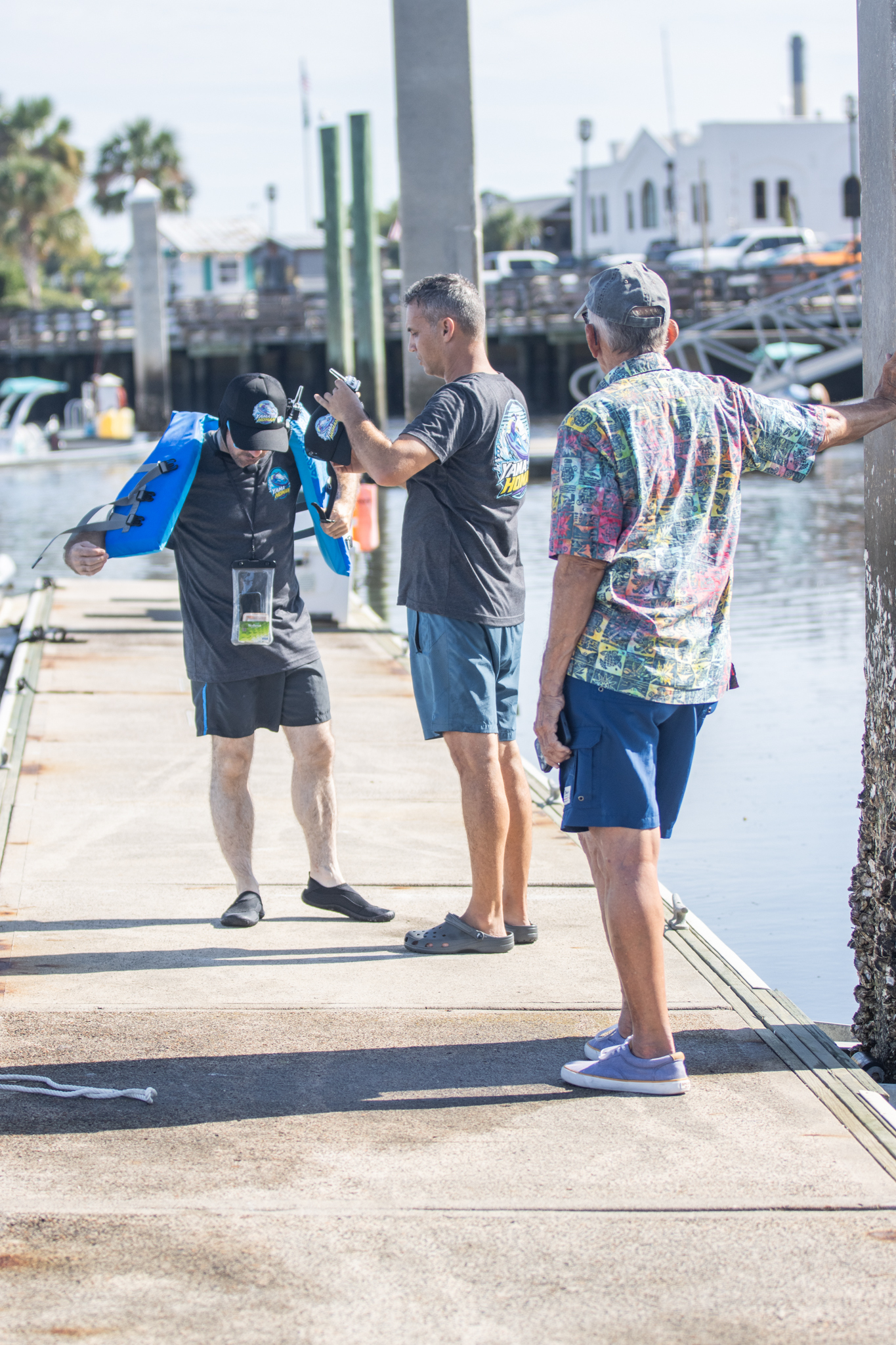 Timothy Homan and Jake Thiel departed from Fernandina Beach Marina for a 780-mile, eight-day jet ski voyage that will benefit the nonprofit Active Minds. Photo by Suzi Hamilton/For the News-Leader