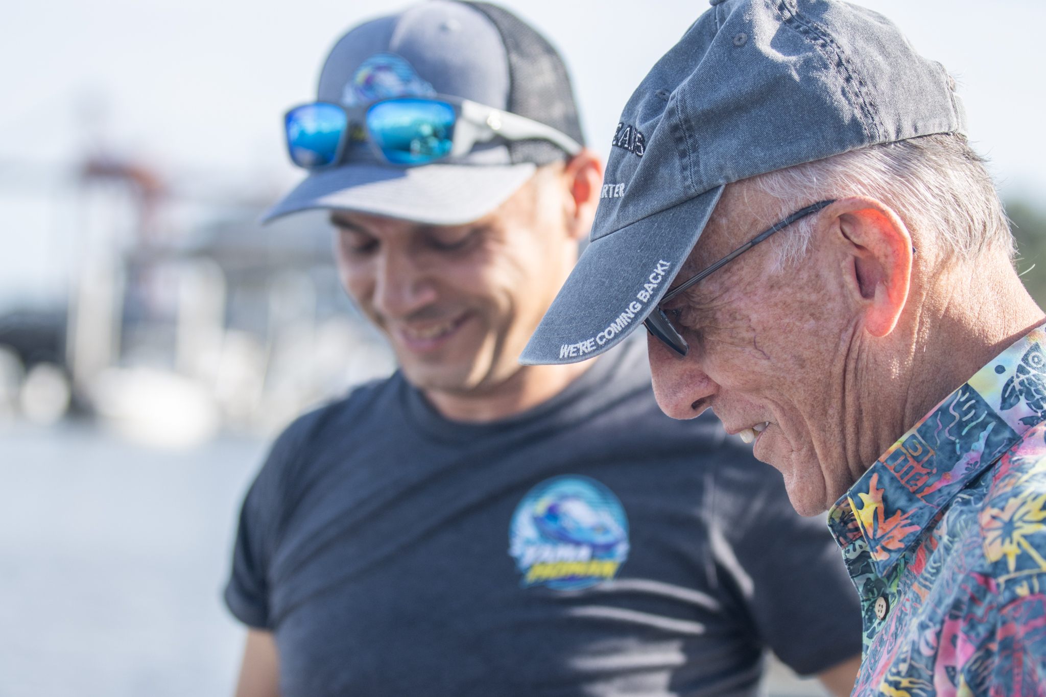 Timothy Homan and Jake Thiel departed from Fernandina Beach Marina for a 780-mile, eight-day jet ski voyage that will benefit the nonprofit Active Minds. Photo by Suzi Hamilton/For the News-Leader
