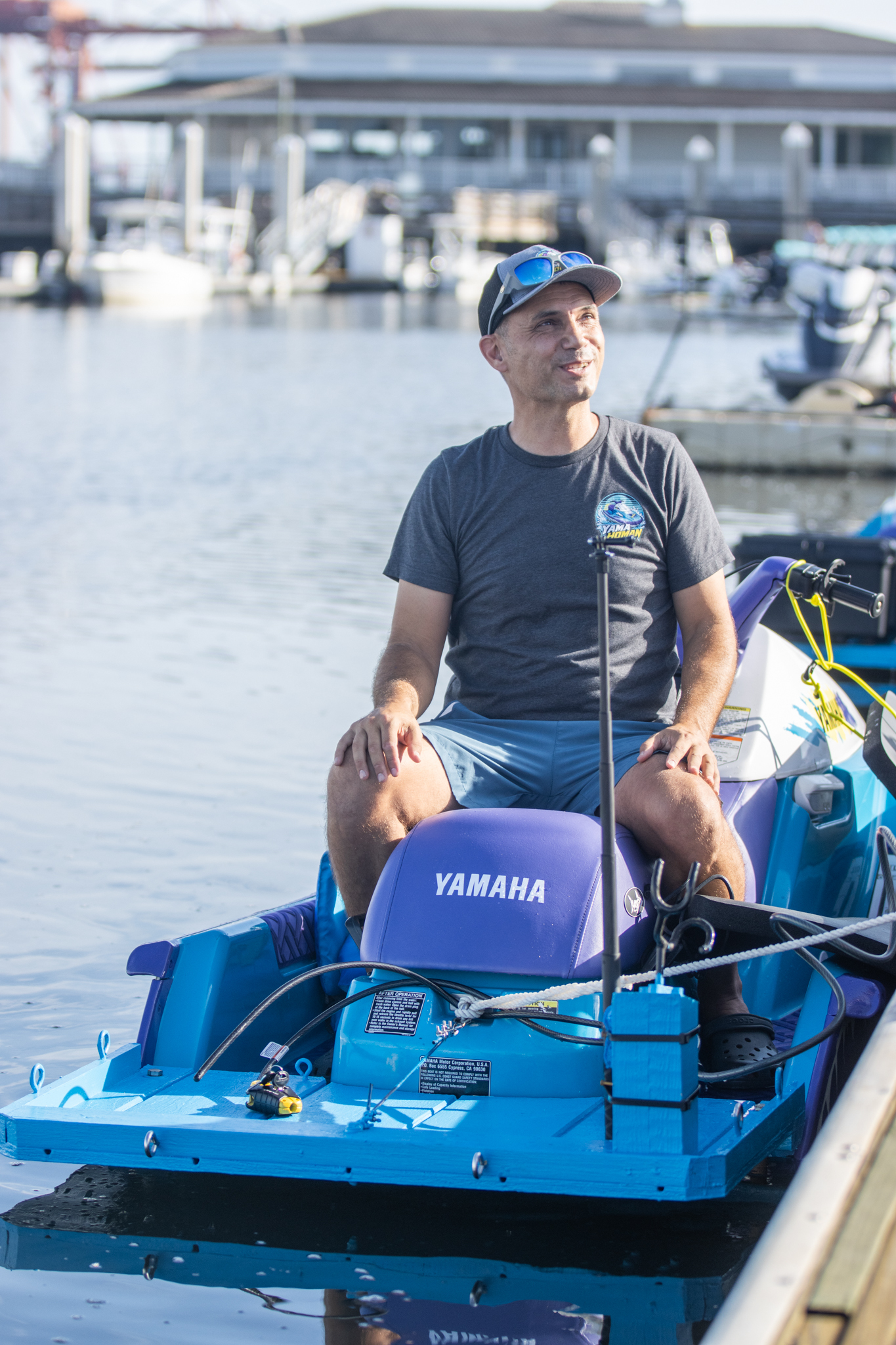Timothy Homan and Jake Thiel departed from Fernandina Beach Marina for a 780-mile, eight-day jet ski voyage that will benefit the nonprofit Active Minds. Photo by Suzi Hamilton/For the News-Leader